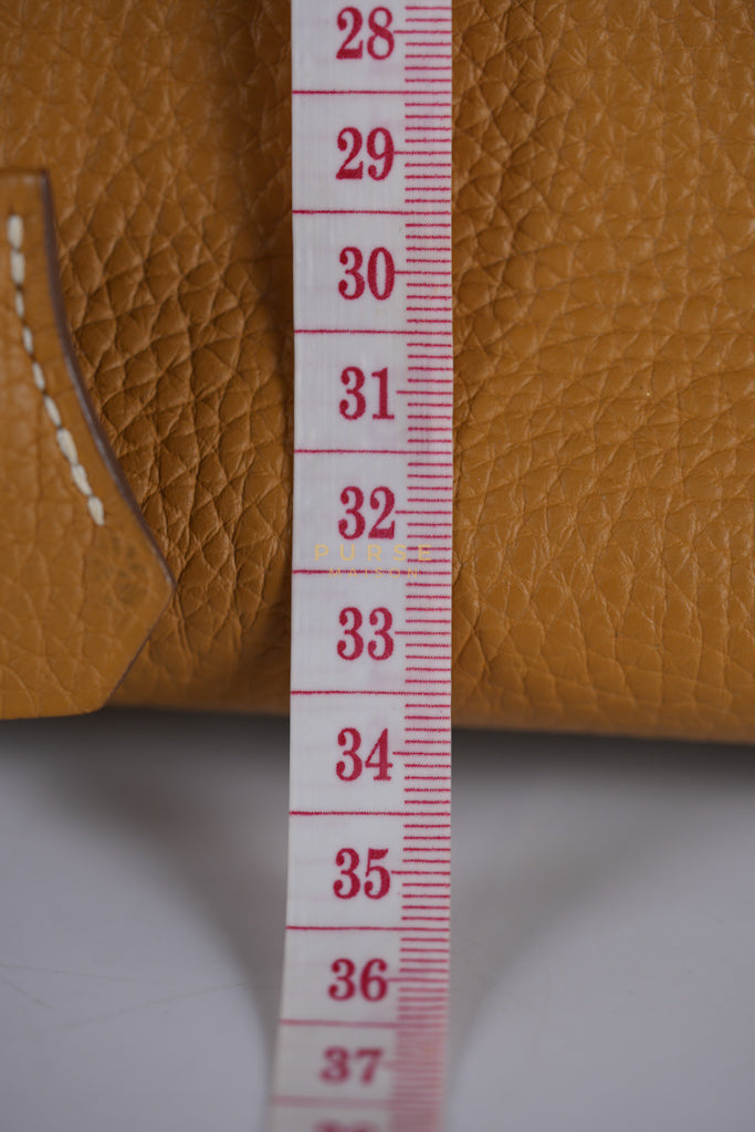 Birkin 30 Naturel Sable in Togo Leather & Gold Hardware Stamp T (2015) | Purse Maison Luxury Bags Shop