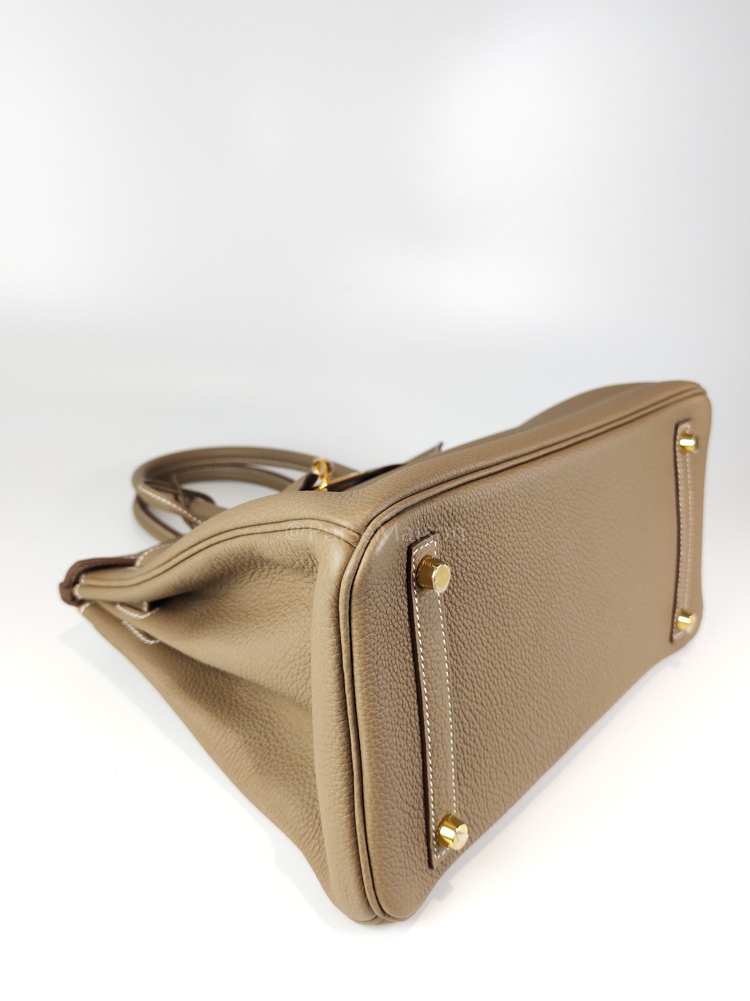 Birkin 30 Retourne Etoupe in Togo Leather and Gold Hardware Stamp W (2024) | Purse Maison Luxury Bags Shop