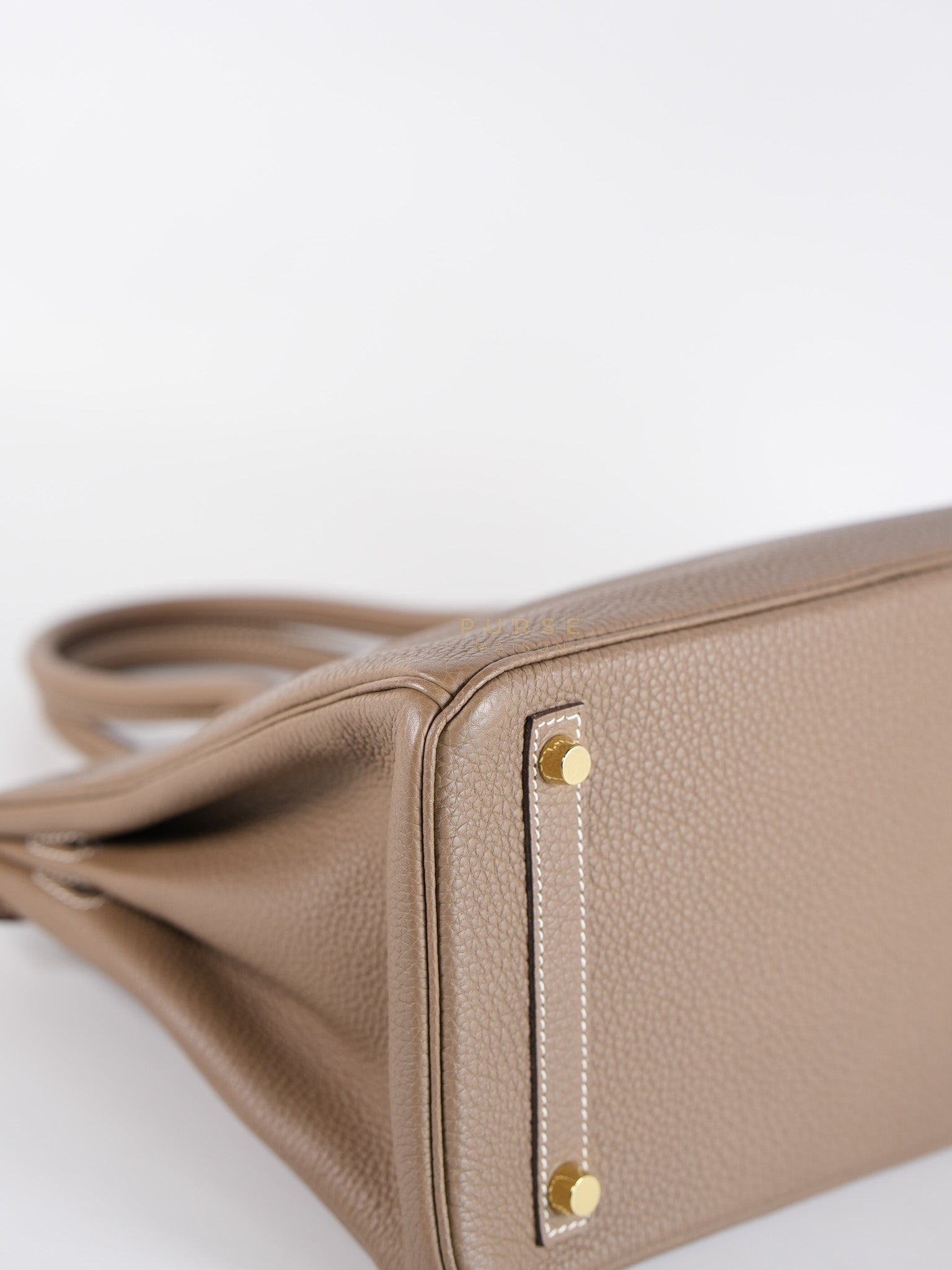 Birkin 30 Retourne Etoupe in Togo Leather and Gold Hardware Stamp Y (2020) | Purse Maison Luxury Bags Shop