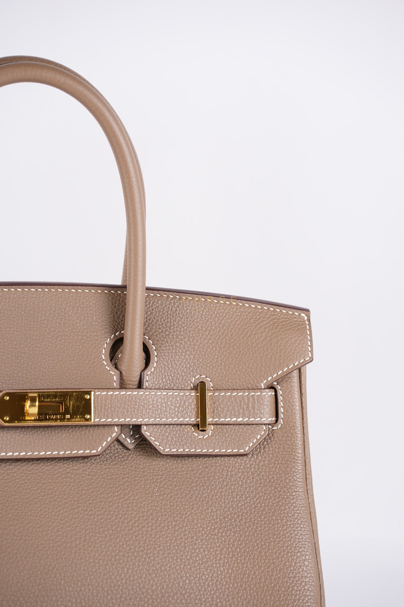 Birkin 30 Retourne Etoupe in Togo Leather and Gold Hardware Stamp Y (2020) | Purse Maison Luxury Bags Shop