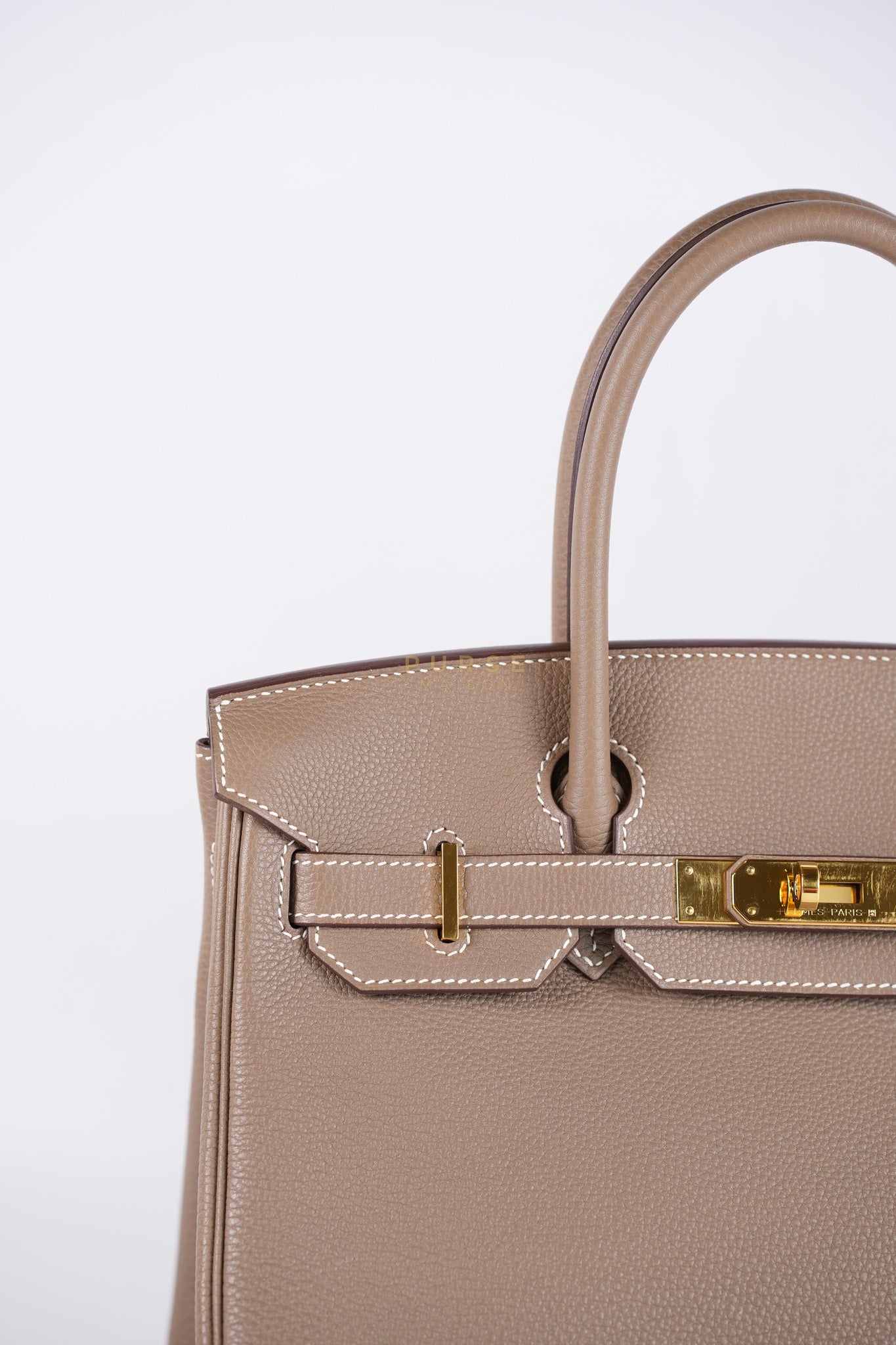 Birkin 30 Retourne Etoupe in Togo Leather and Gold Hardware Stamp Y (2020) | Purse Maison Luxury Bags Shop