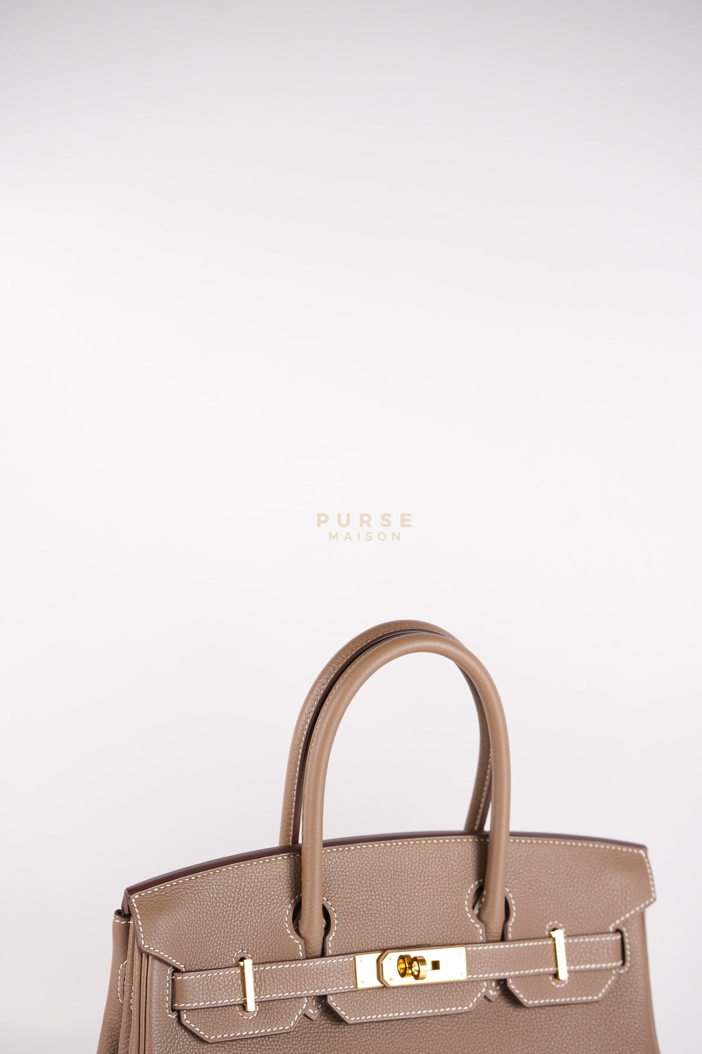 Birkin 30 Retourne Etoupe in Togo Leather and Gold Hardware Stamp Y (2020) | Purse Maison Luxury Bags Shop