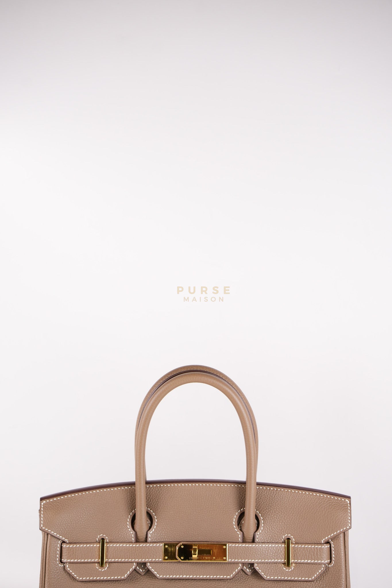 Birkin 30 Retourne Etoupe in Togo Leather and Gold Hardware Stamp Y (2020) | Purse Maison Luxury Bags Shop