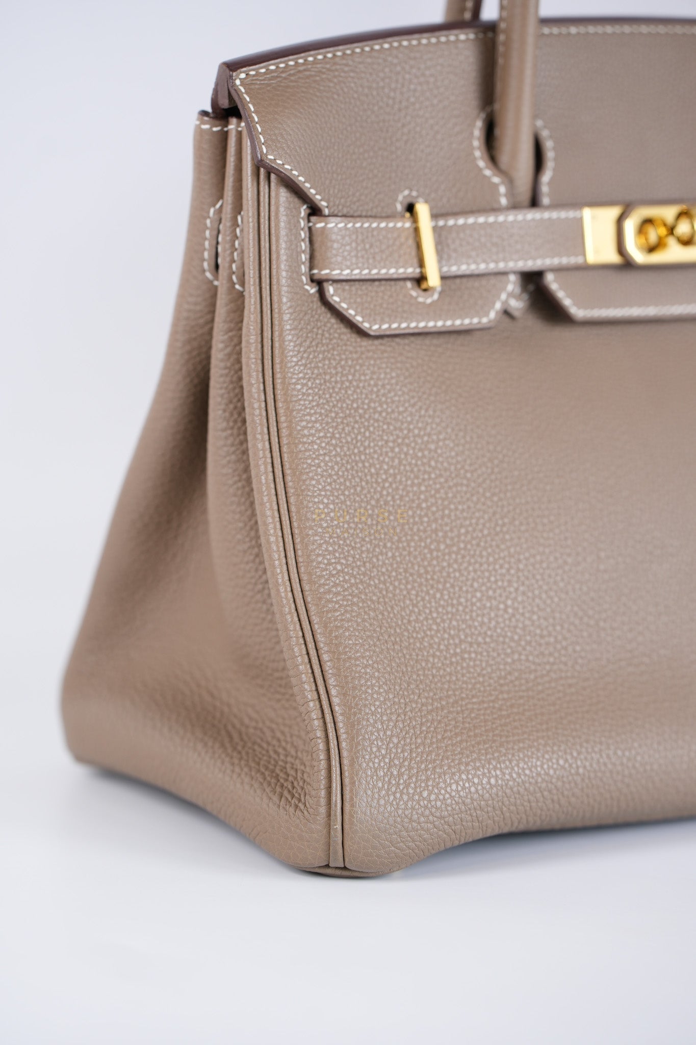 Birkin 30 Retourne Etoupe in Togo Leather and Gold Hardware Stamp Y (2020) | Purse Maison Luxury Bags Shop