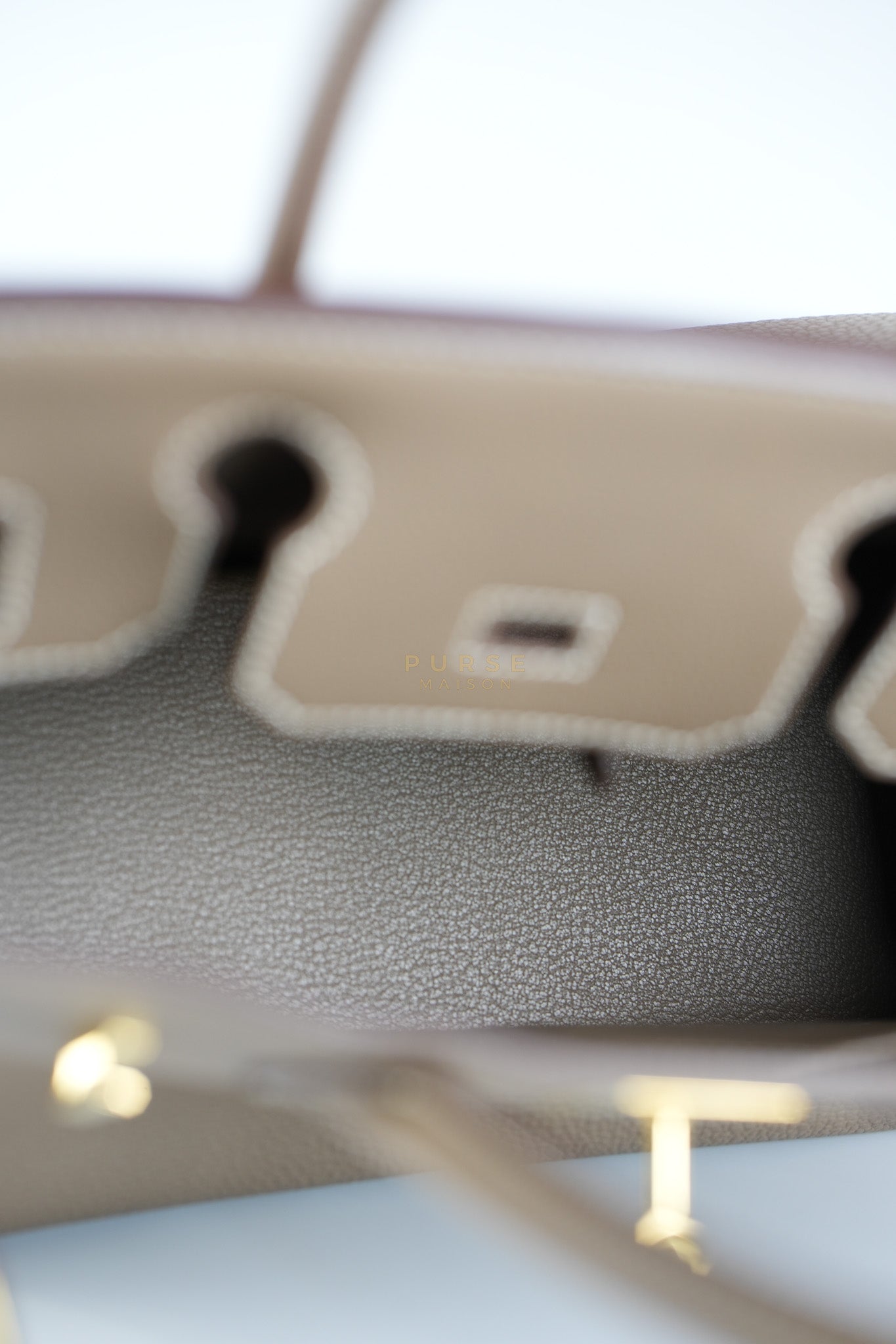 Birkin 30 Retourne Etoupe in Togo Leather and Gold Hardware Stamp Y (2020) | Purse Maison Luxury Bags Shop