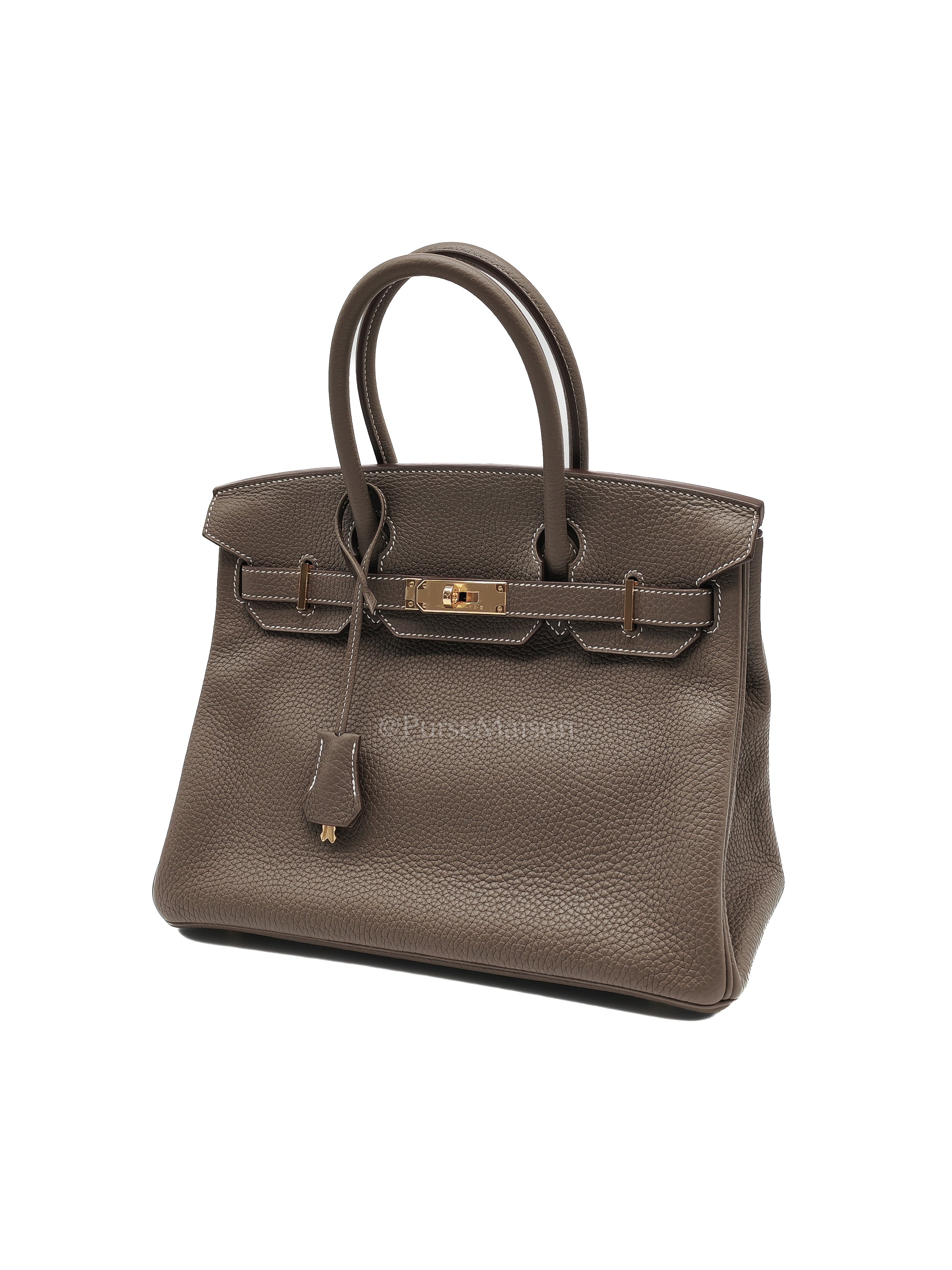 Birkin 30 Retourne Etoupe in Togo Leather and Gold Hardware Stamp Y (2020) | Purse Maison Luxury Bags Shop