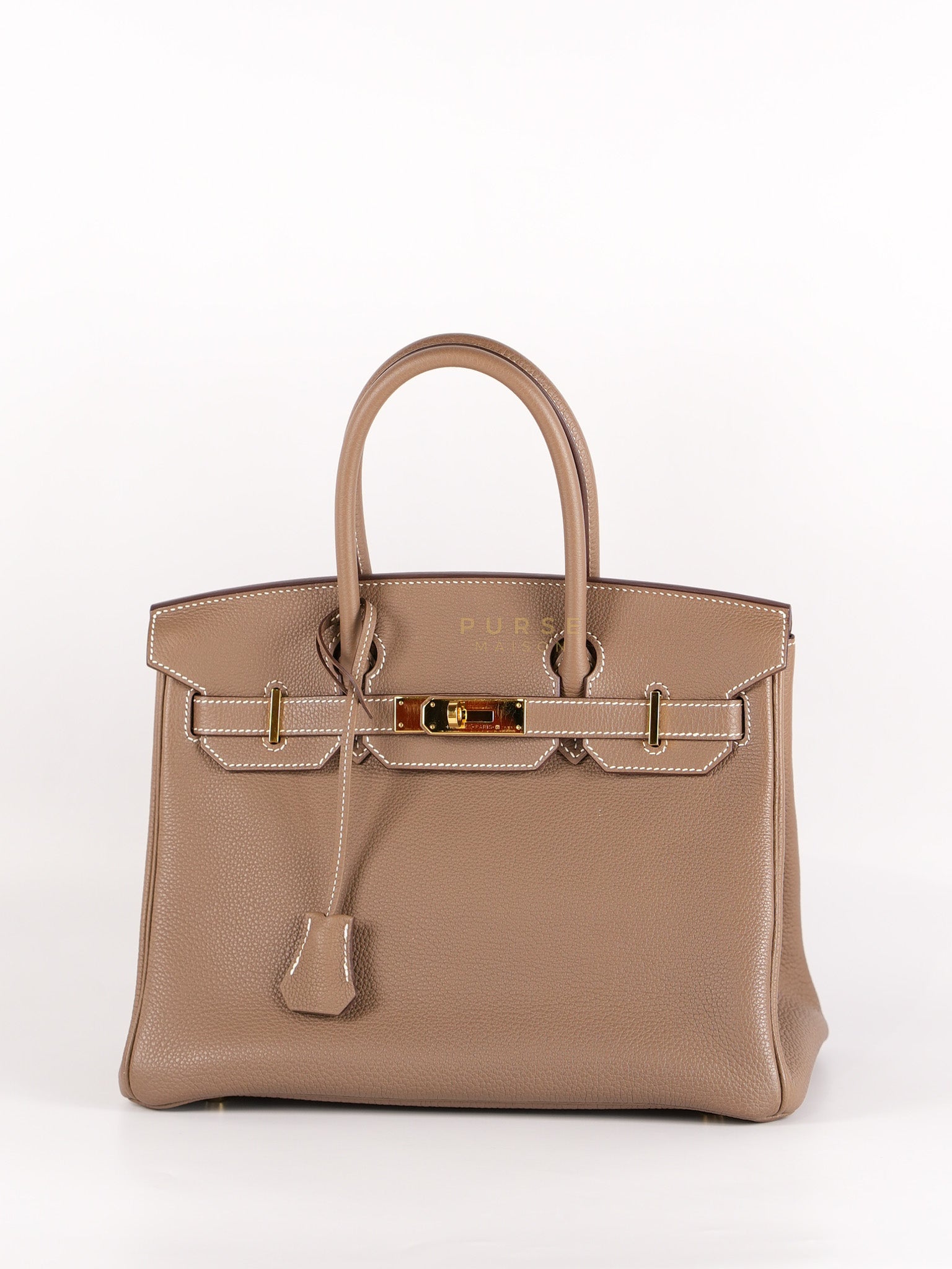 Birkin 30 Retourne Etoupe in Togo Leather and Gold Hardware Stamp Y (2020) | Purse Maison Luxury Bags Shop