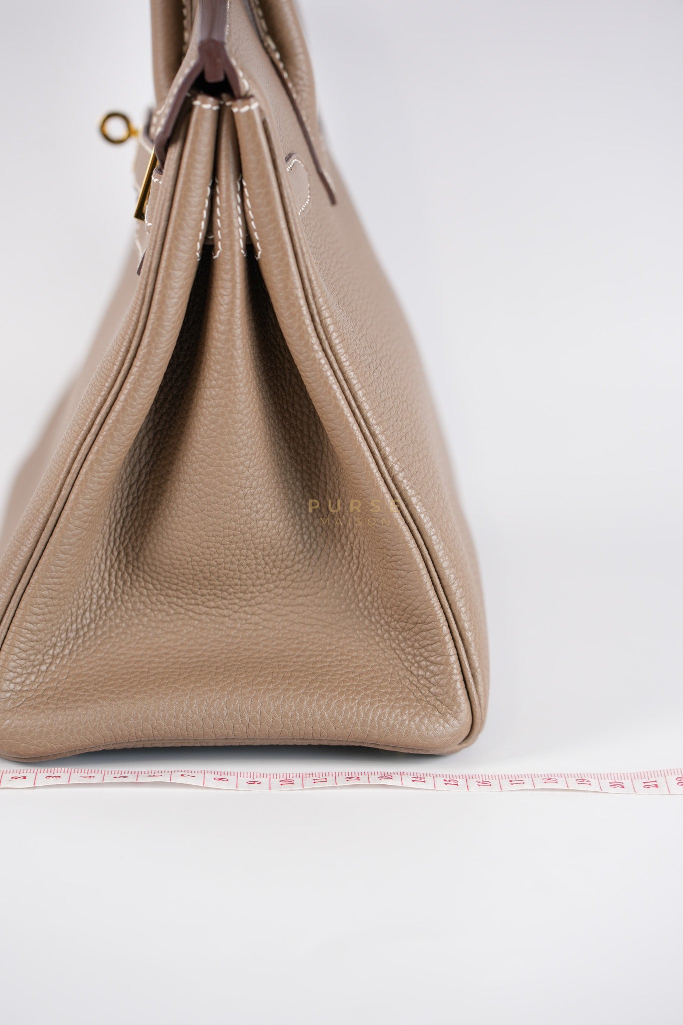Birkin 30 Retourne Etoupe in Togo Leather and Gold Hardware Stamp Y (2020) | Purse Maison Luxury Bags Shop