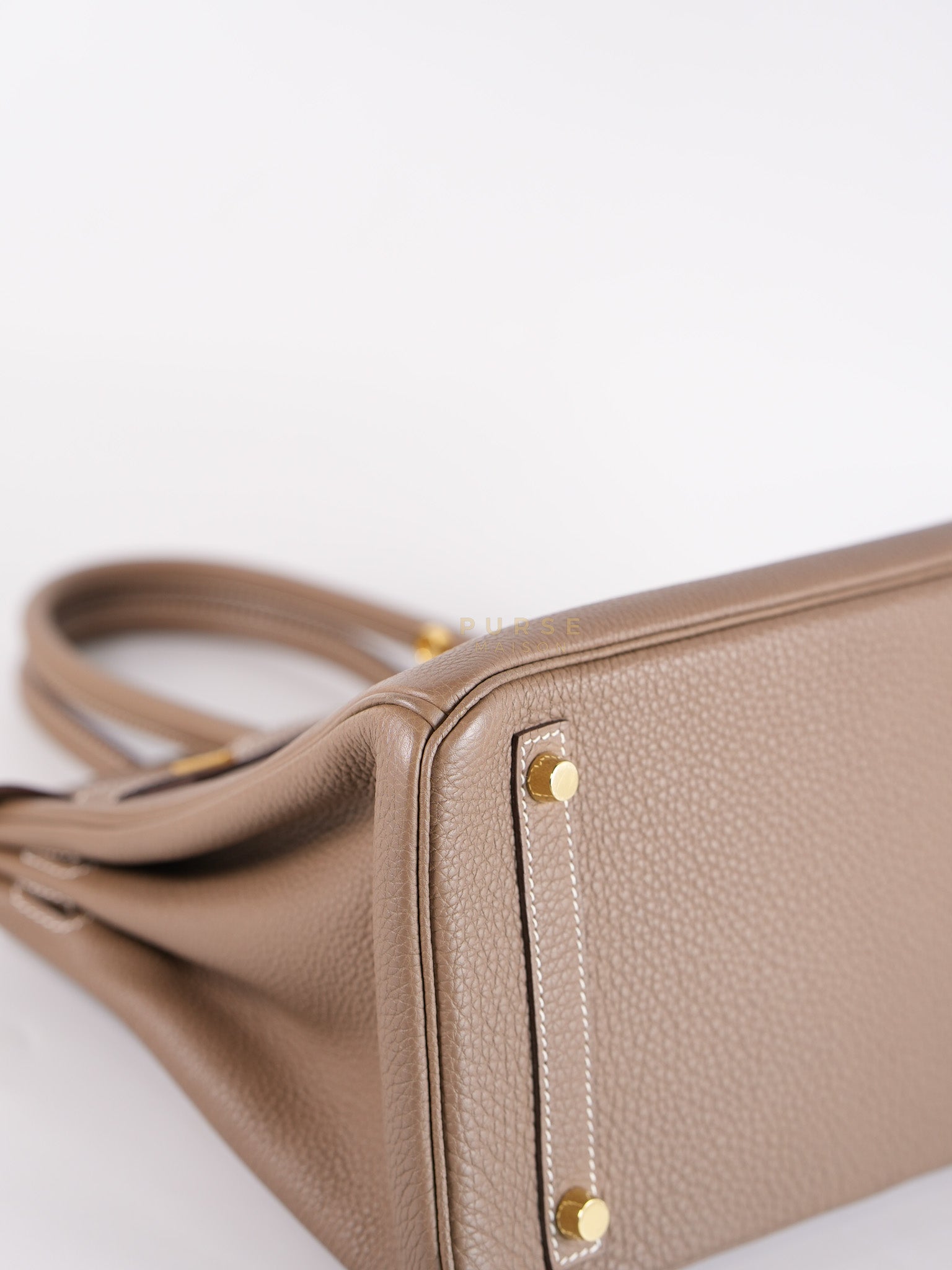 Birkin 30 Retourne Etoupe in Togo Leather and Gold Hardware Stamp Y (2020) | Purse Maison Luxury Bags Shop
