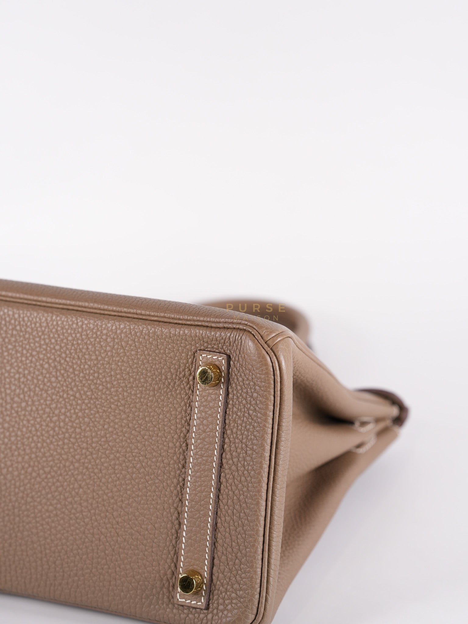 Birkin 30 Retourne Etoupe in Togo Leather and Gold Hardware Stamp Y (2020) | Purse Maison Luxury Bags Shop