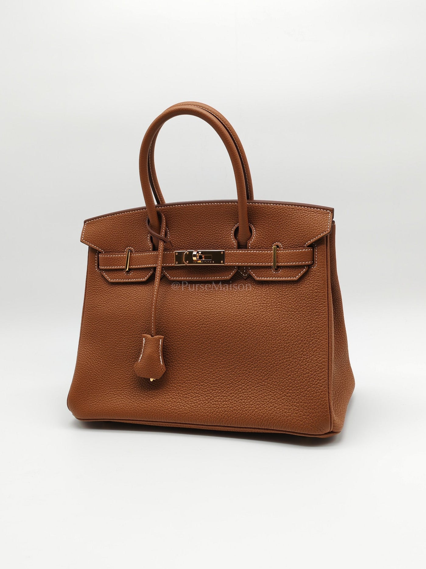 Birkin 30 Retourne Gold in Togo Leather and Gold Hardware Stamp U(2022) | Purse Maison Luxury Bags Shop