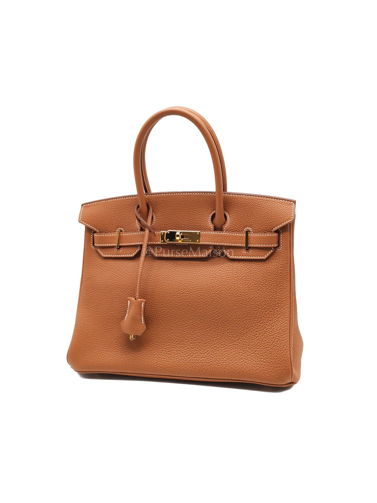 Birkin 30 Retourne Gold in Togo Leather and Gold Hardware Stamp U(2022) | Purse Maison Luxury Bags Shop