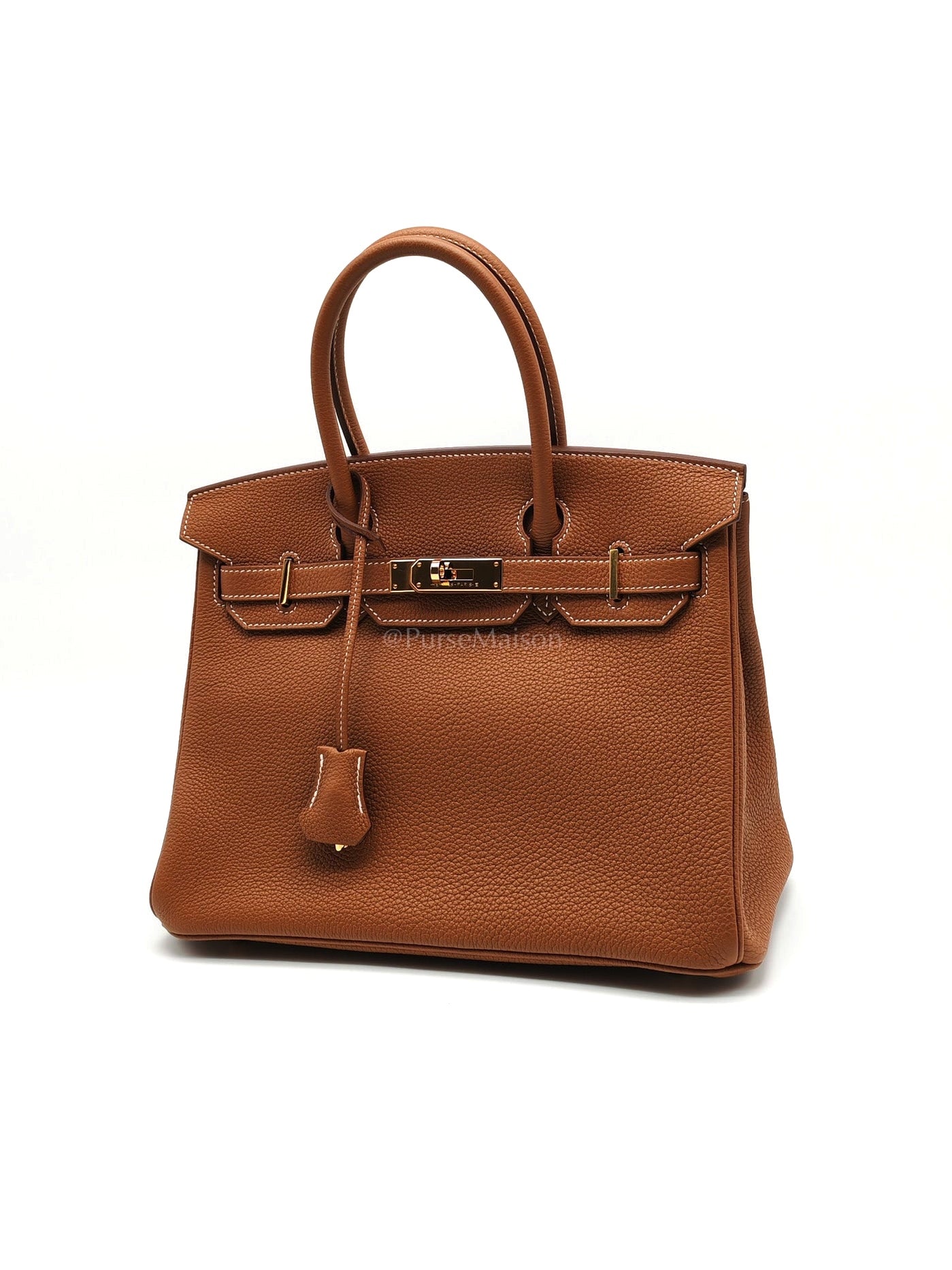 Birkin 30 Retourne Gold in Togo Leather and Gold Hardware Stamp U(2022) | Purse Maison Luxury Bags Shop