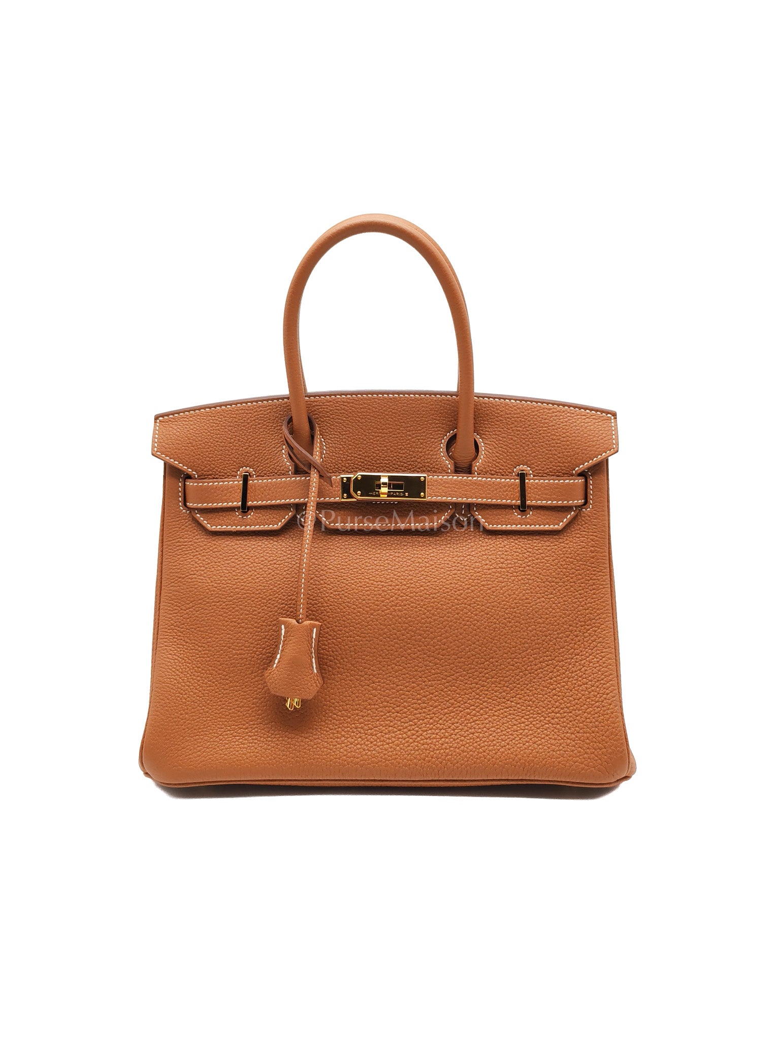 Birkin 30 Retourne Gold in Togo Leather and Gold Hardware Stamp U(2022) | Purse Maison Luxury Bags Shop