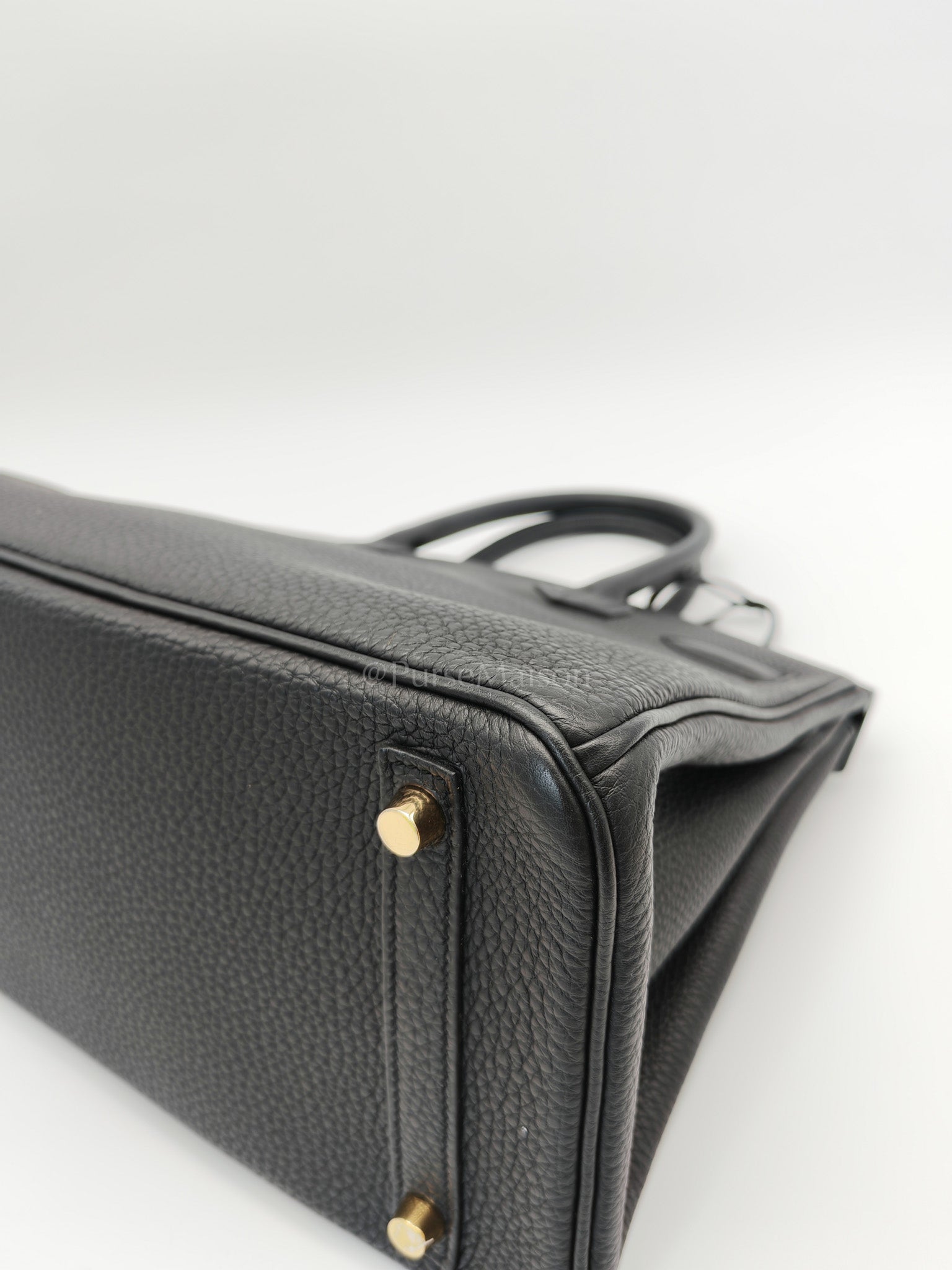 Birkin 30 Retourne in Black Togo Leather and Gold Hardware Stamp Z (2021) | Purse Maison Luxury Bags Shop