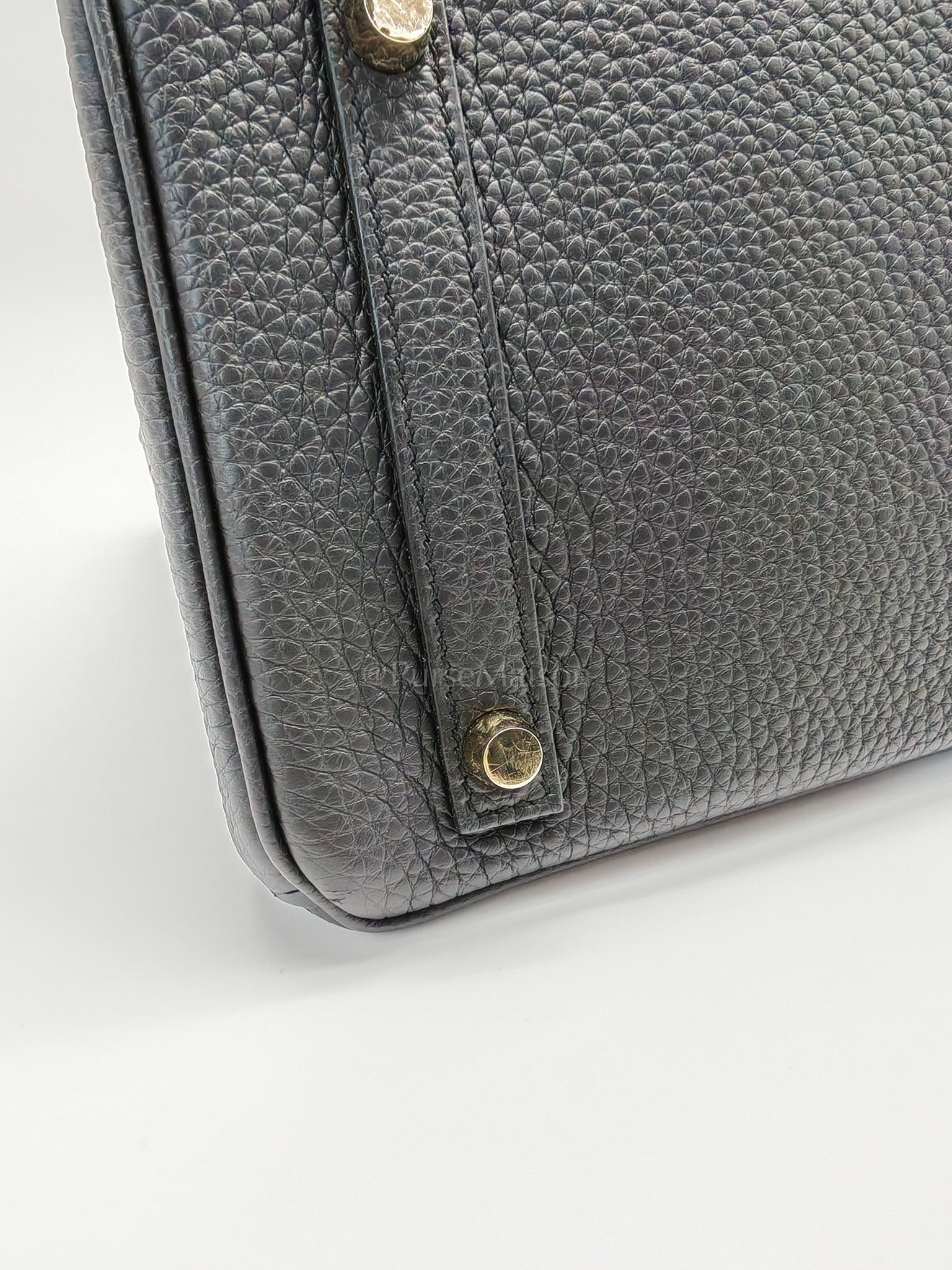 Birkin 30 Retourne in Black Togo Leather and Gold Hardware Stamp Z (2021) | Purse Maison Luxury Bags Shop