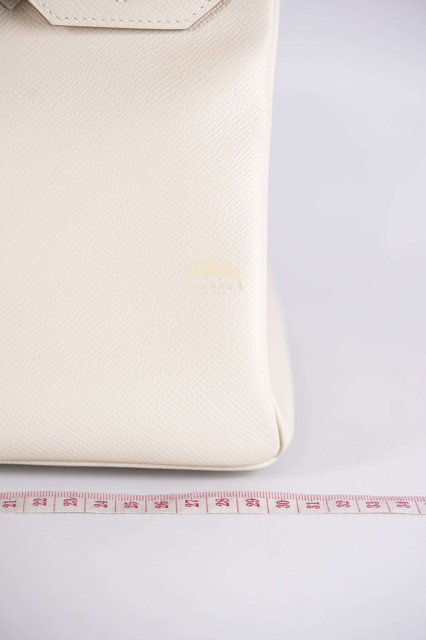 Birkin 30 Retourne in Craie Epsom Leather and Gold Hardware Stamp D (2019) | Purse Maison Luxury Bags Shop