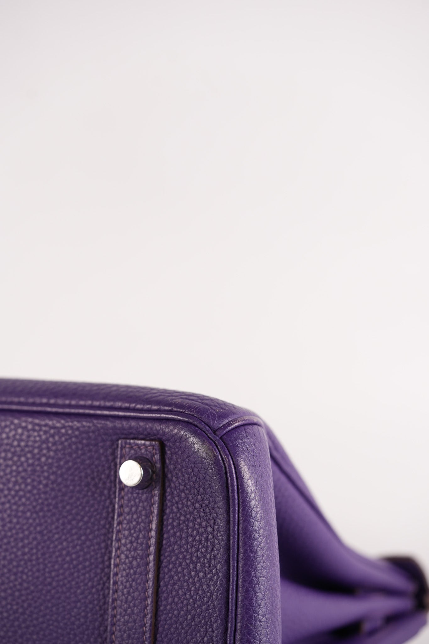 Birkin 30 Retourne in Purple Togo Leather and Palladium Square N (2010) | Purse Maison Luxury Bags Shop