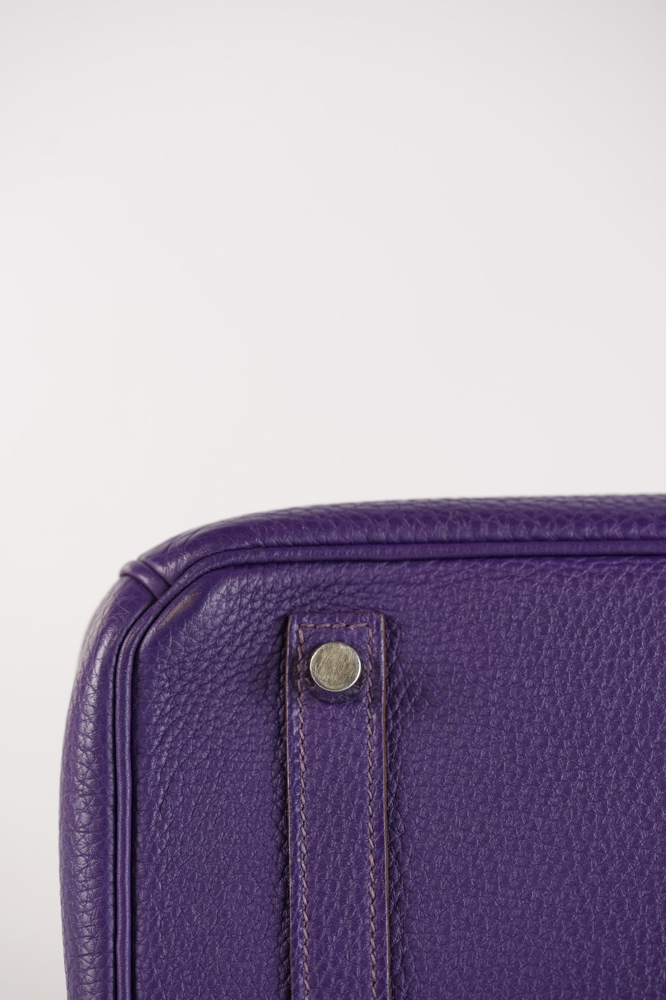 Birkin 30 Retourne in Purple Togo Leather and Palladium Square N (2010) | Purse Maison Luxury Bags Shop
