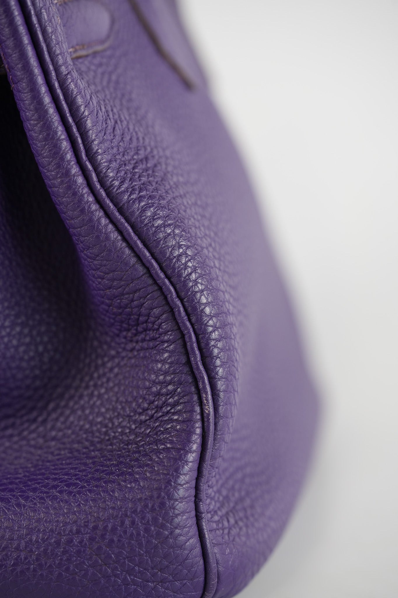 Birkin 30 Retourne in Purple Togo Leather and Palladium Square N (2010) | Purse Maison Luxury Bags Shop