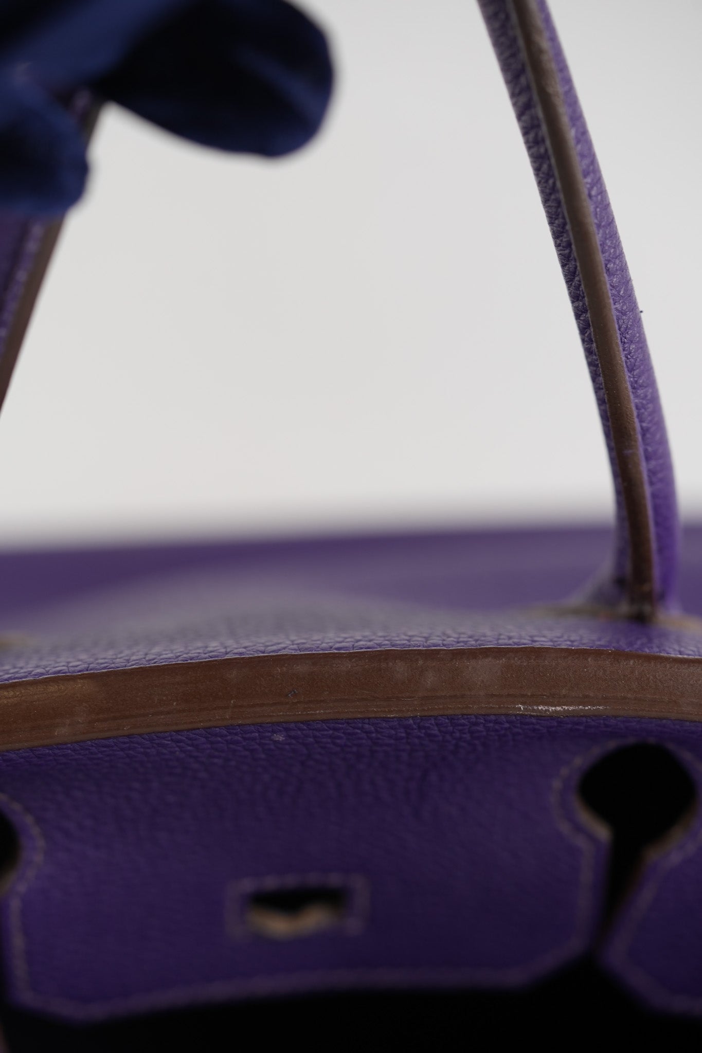 Birkin 30 Retourne in Purple Togo Leather and Palladium Square N (2010) | Purse Maison Luxury Bags Shop