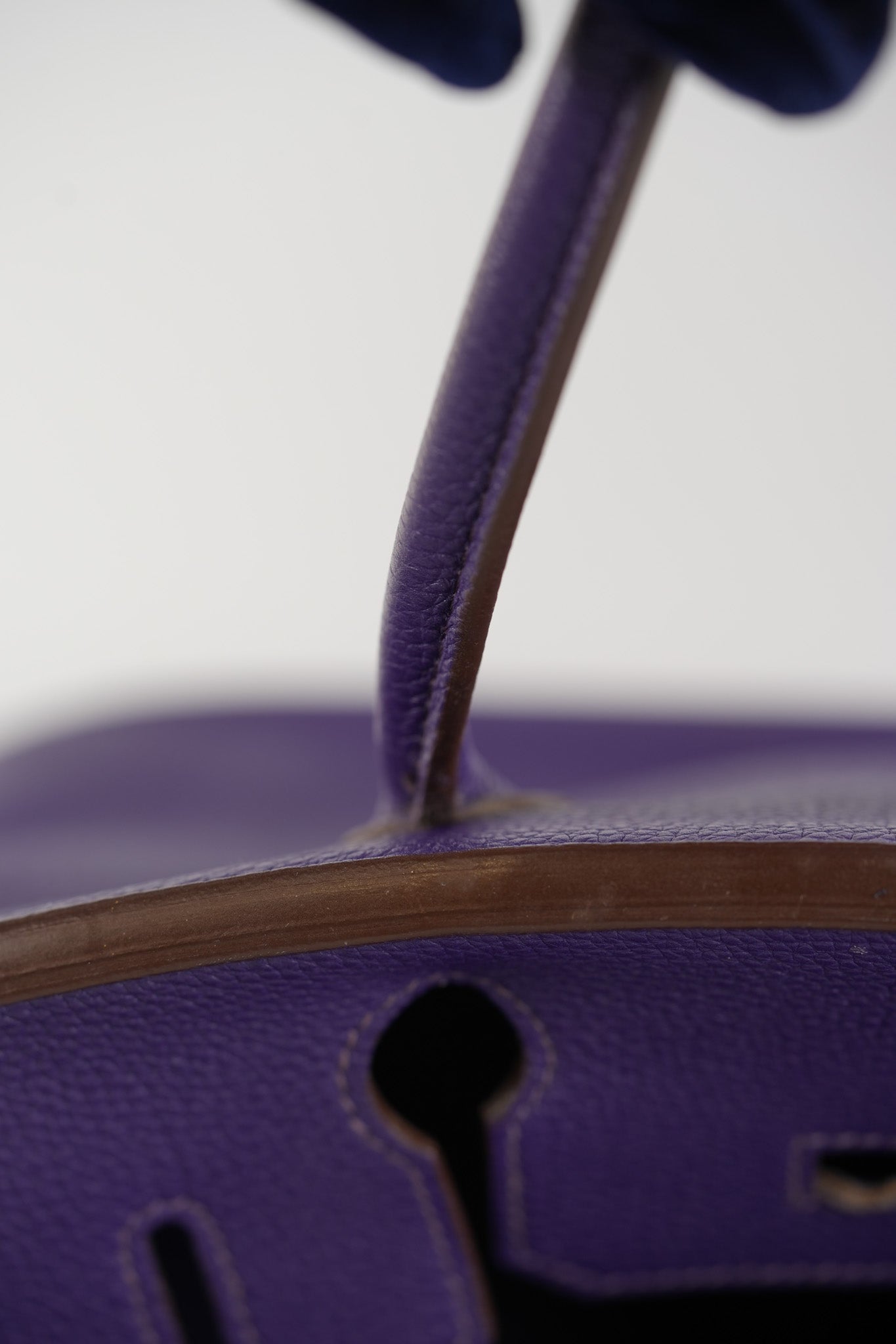 Birkin 30 Retourne in Purple Togo Leather and Palladium Square N (2010) | Purse Maison Luxury Bags Shop