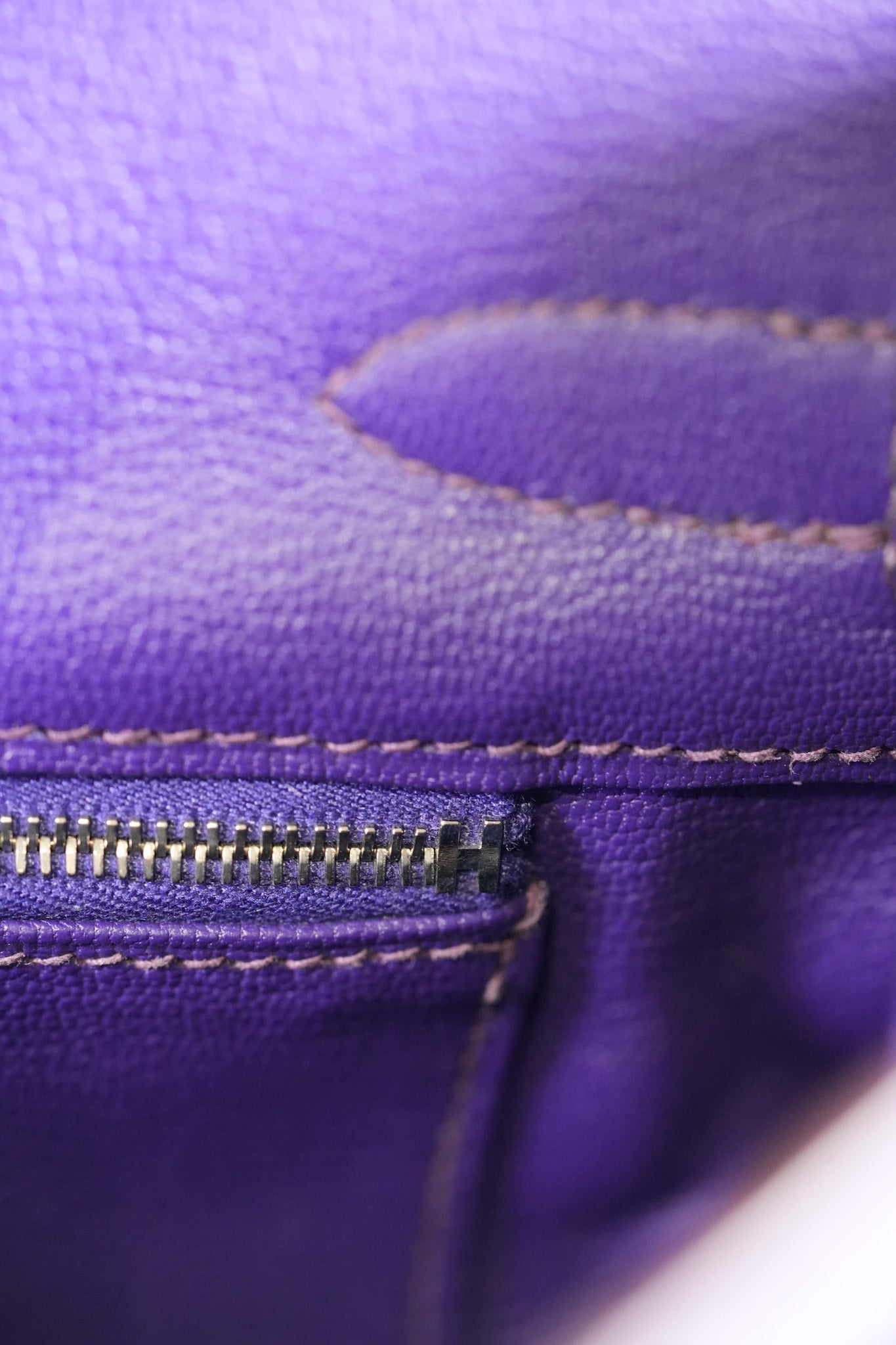 Birkin 30 Retourne in Purple Togo Leather and Palladium Square N (2010) | Purse Maison Luxury Bags Shop