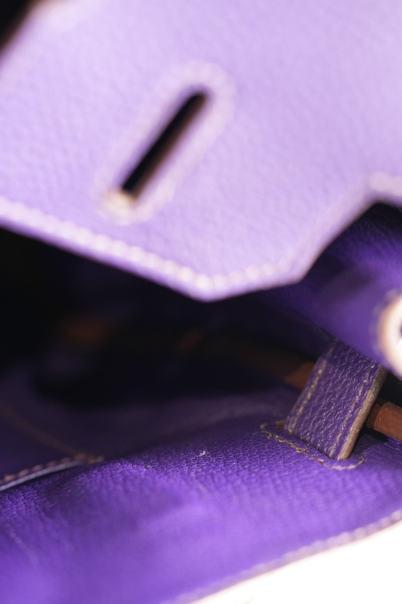 Birkin 30 Retourne in Purple Togo Leather and Palladium Square N (2010) | Purse Maison Luxury Bags Shop