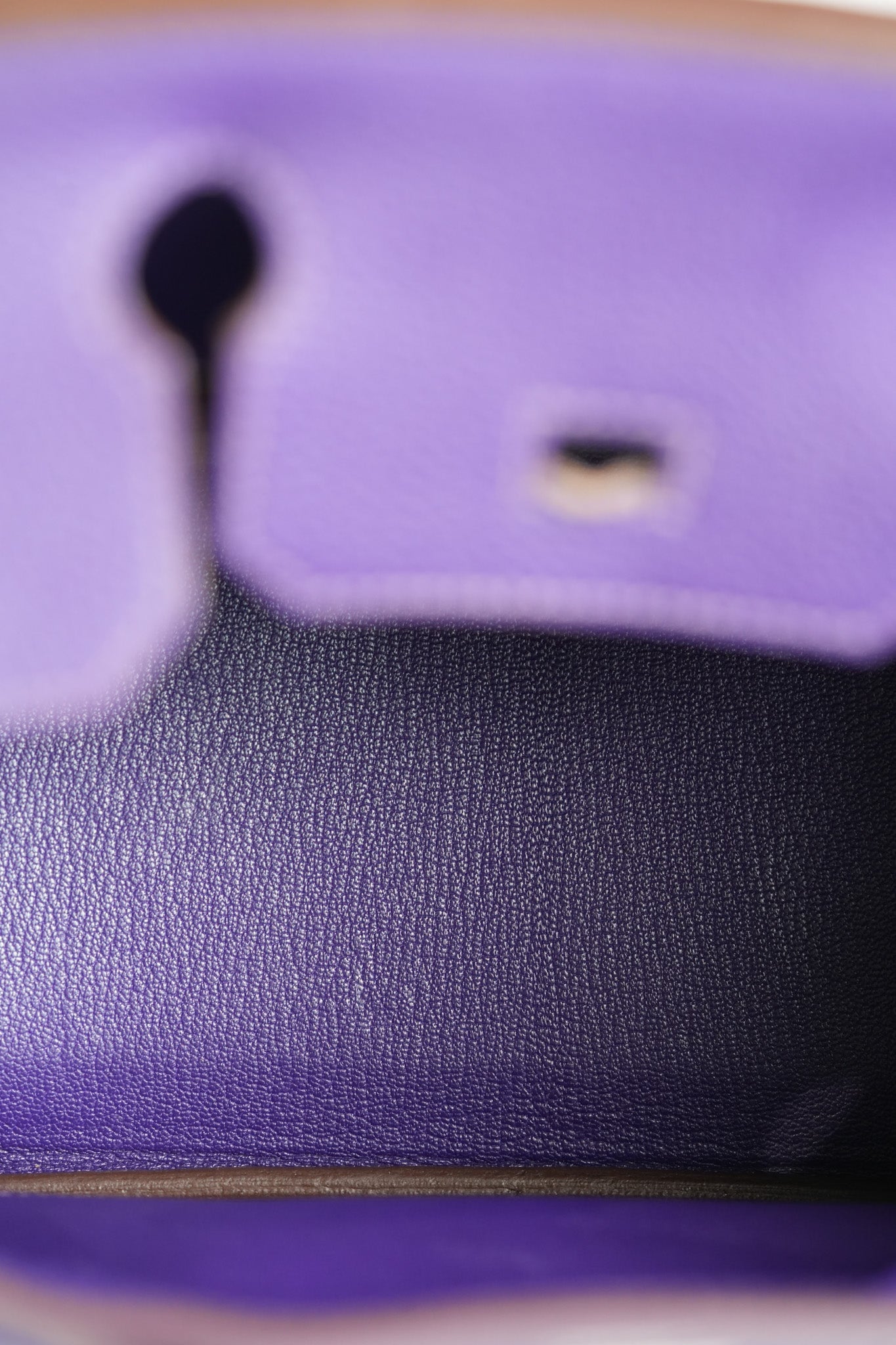 Birkin 30 Retourne in Purple Togo Leather and Palladium Square N (2010) | Purse Maison Luxury Bags Shop