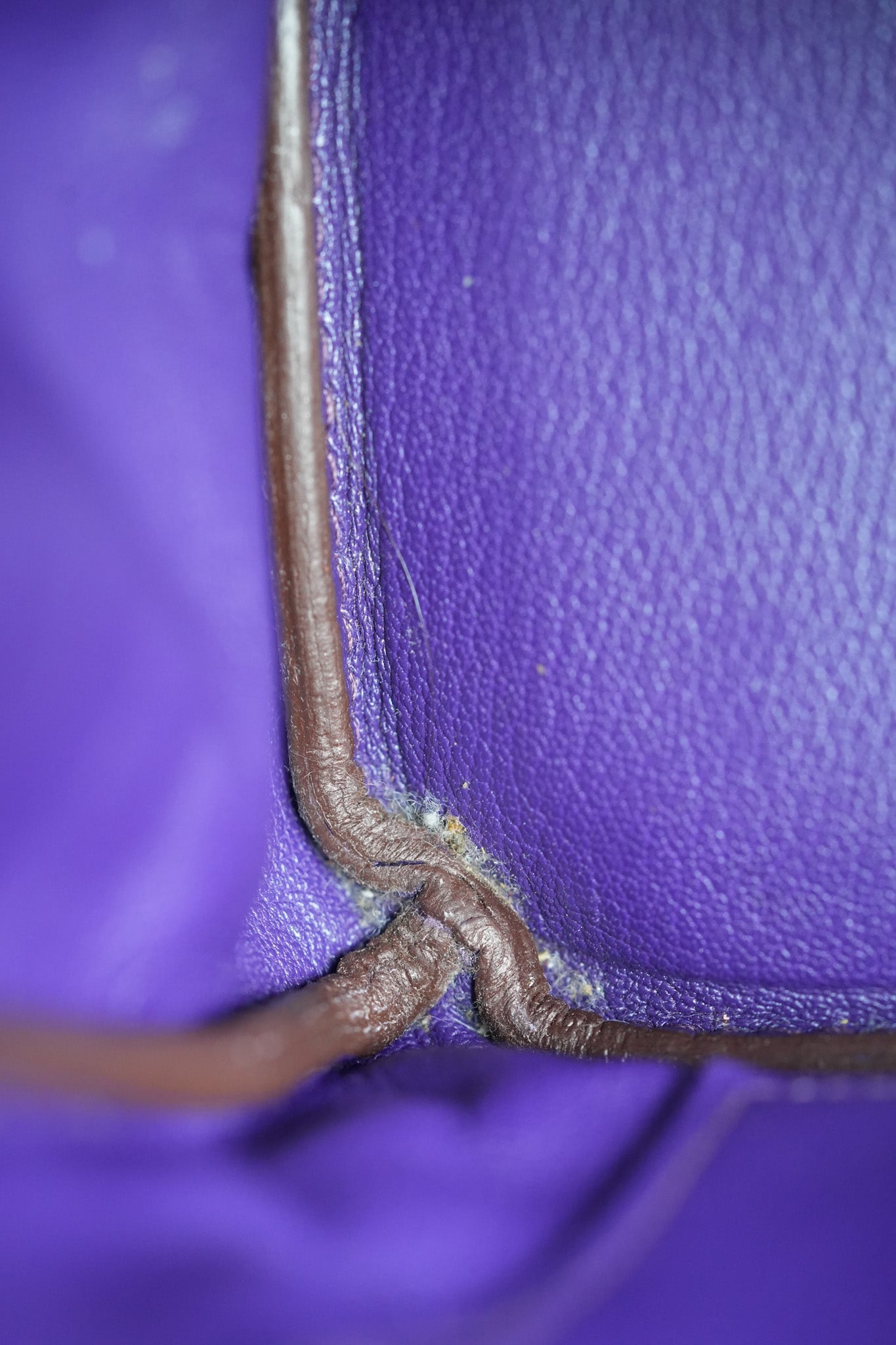 Birkin 30 Retourne in Purple Togo Leather and Palladium Square N (2010) | Purse Maison Luxury Bags Shop