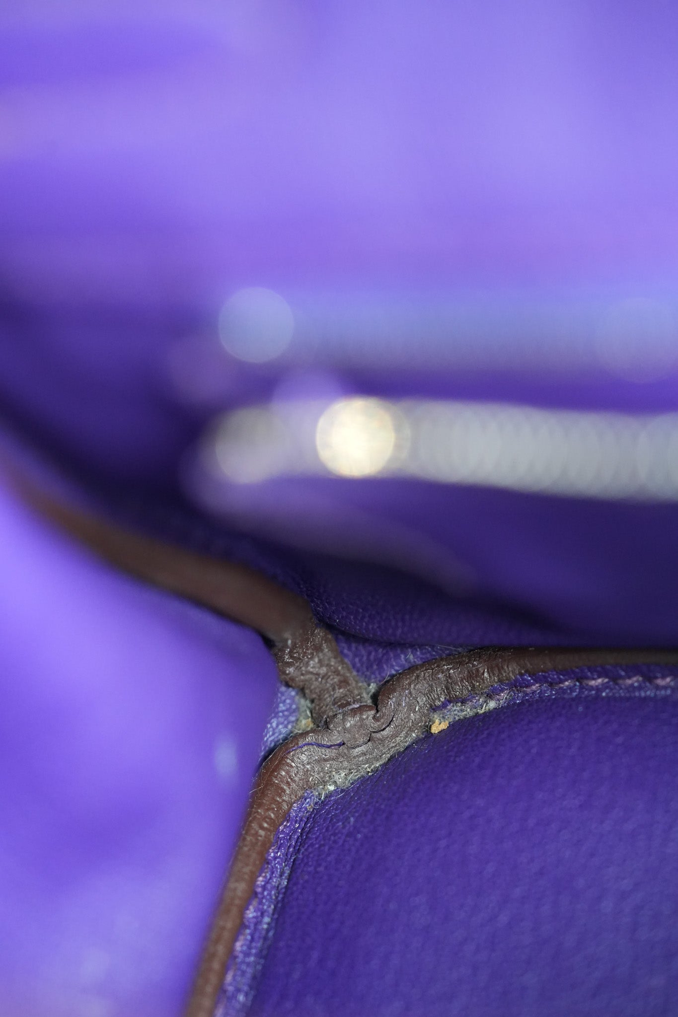 Birkin 30 Retourne in Purple Togo Leather and Palladium Square N (2010) | Purse Maison Luxury Bags Shop