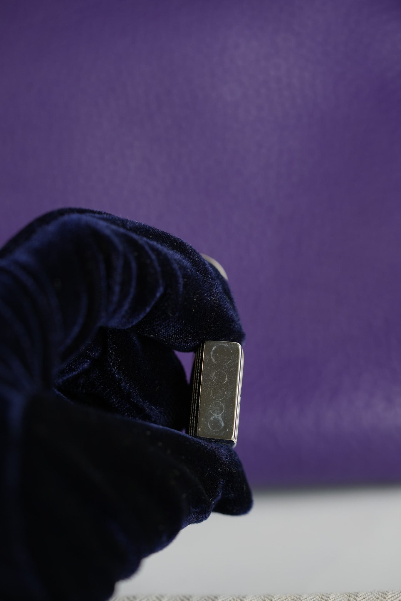 Birkin 30 Retourne in Purple Togo Leather and Palladium Square N (2010) | Purse Maison Luxury Bags Shop