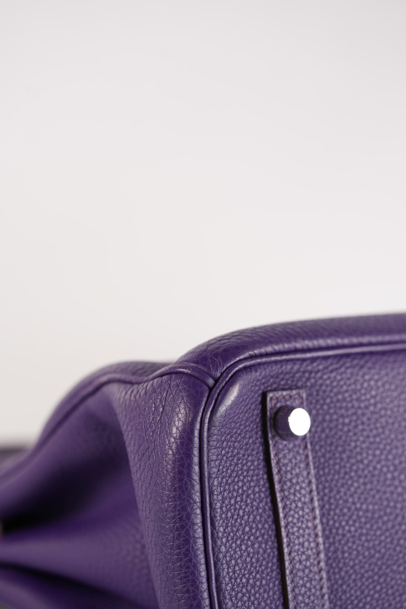 Birkin 30 Retourne in Purple Togo Leather and Palladium Square N (2010) | Purse Maison Luxury Bags Shop