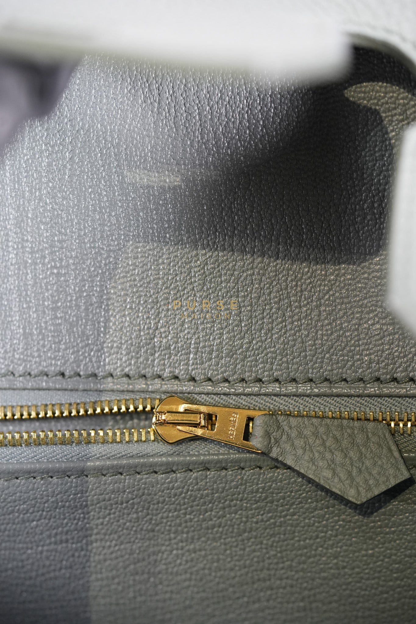 Birkin 30 Retourne Vert Amande in Togo Leather and Gold Hardware Stamp D (2019) | Purse Maison Luxury Bags Shop