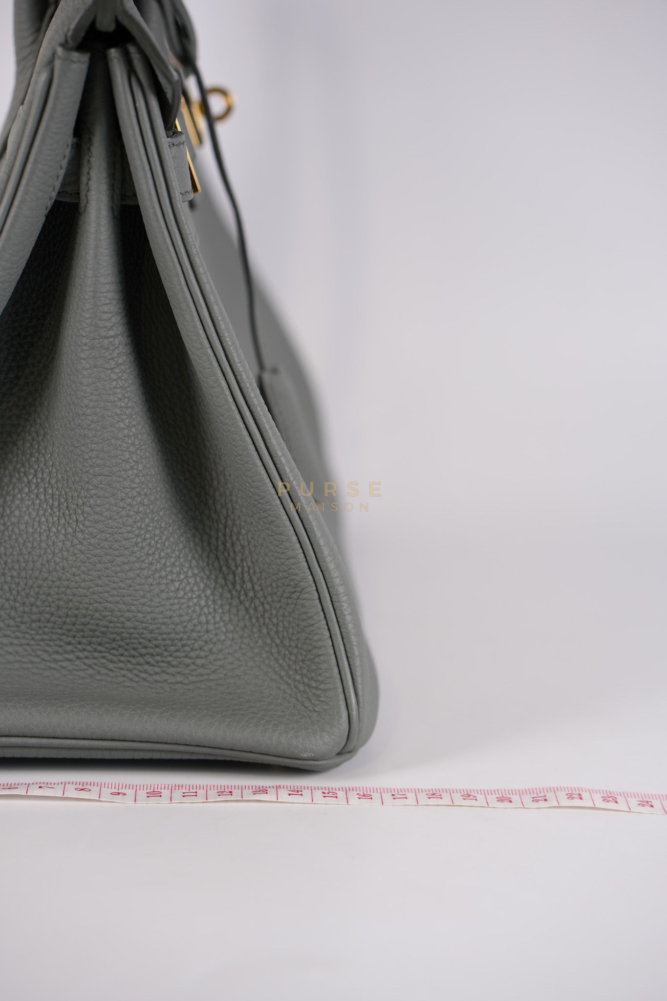 Birkin 30 Retourne Vert Amande in Togo Leather and Gold Hardware Stamp D (2019) | Purse Maison Luxury Bags Shop