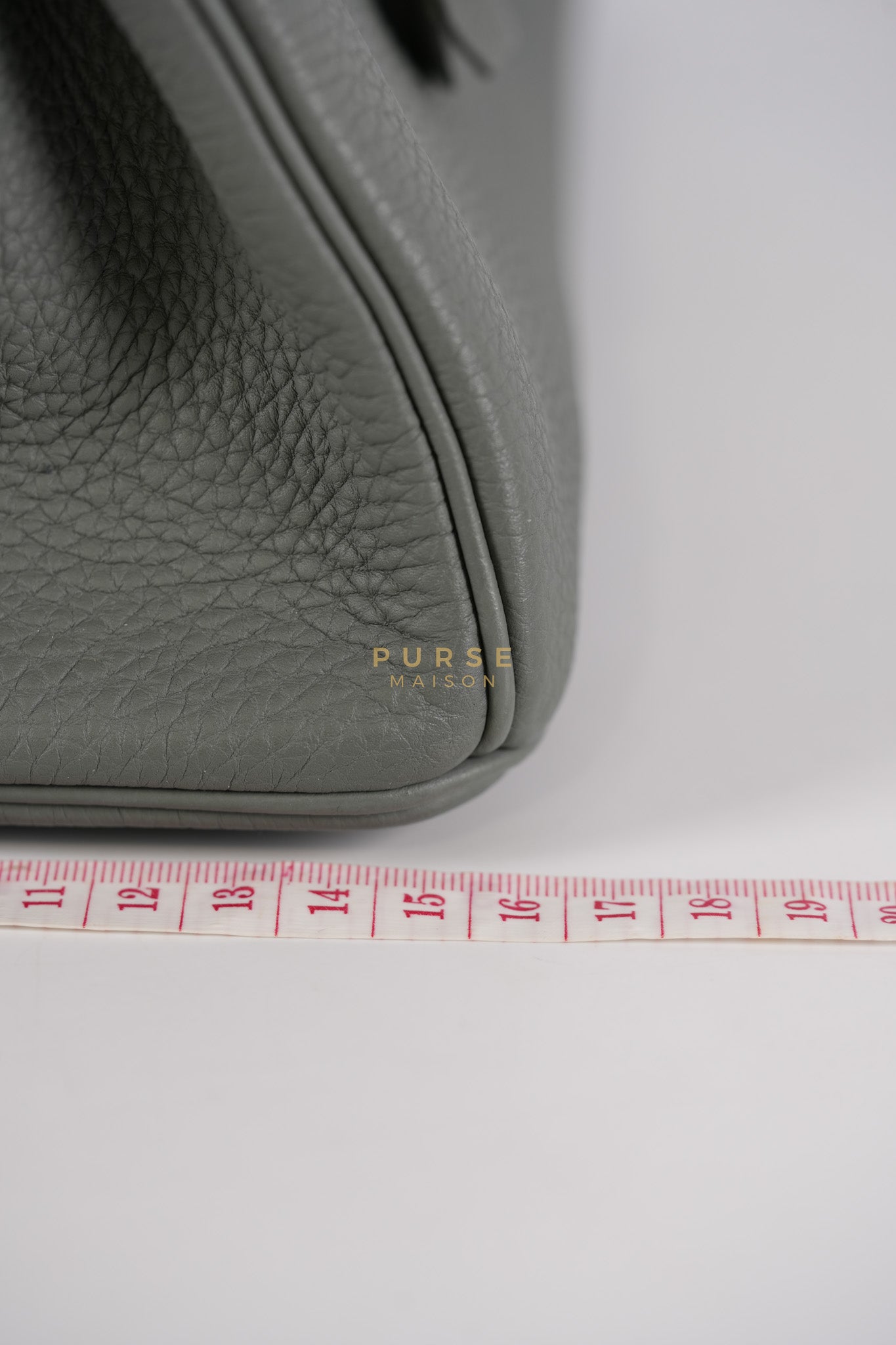 Birkin 30 Retourne Vert Amande in Togo Leather and Gold Hardware Stamp D (2019) | Purse Maison Luxury Bags Shop