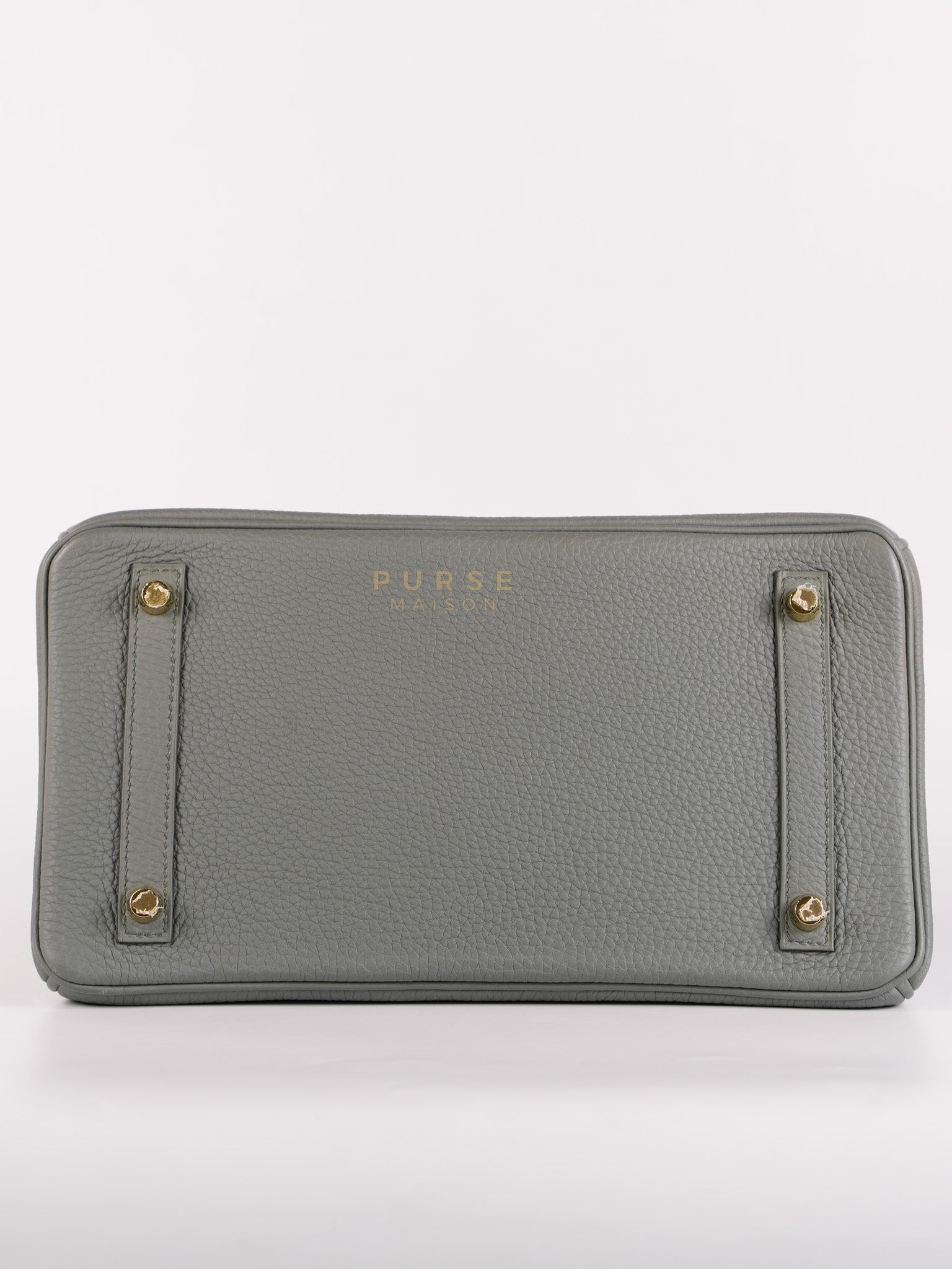 Birkin 30 Retourne Vert Amande in Togo Leather and Gold Hardware Stamp D (2019) | Purse Maison Luxury Bags Shop