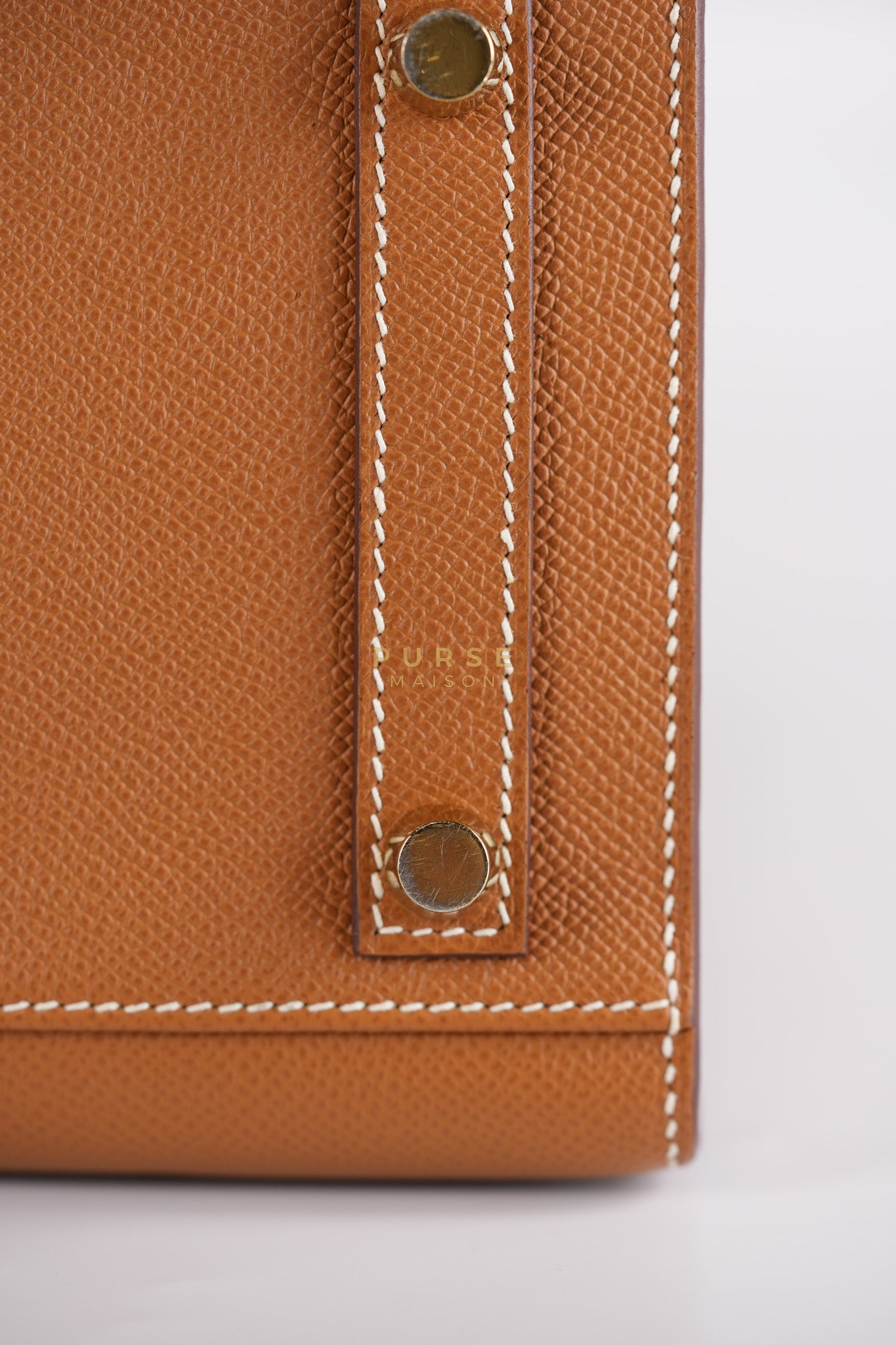 Birkin 30 Sellier Gold in Epsom Leather and Gold Hardware Stamp U (2022) | Purse Maison Luxury Bags Shop