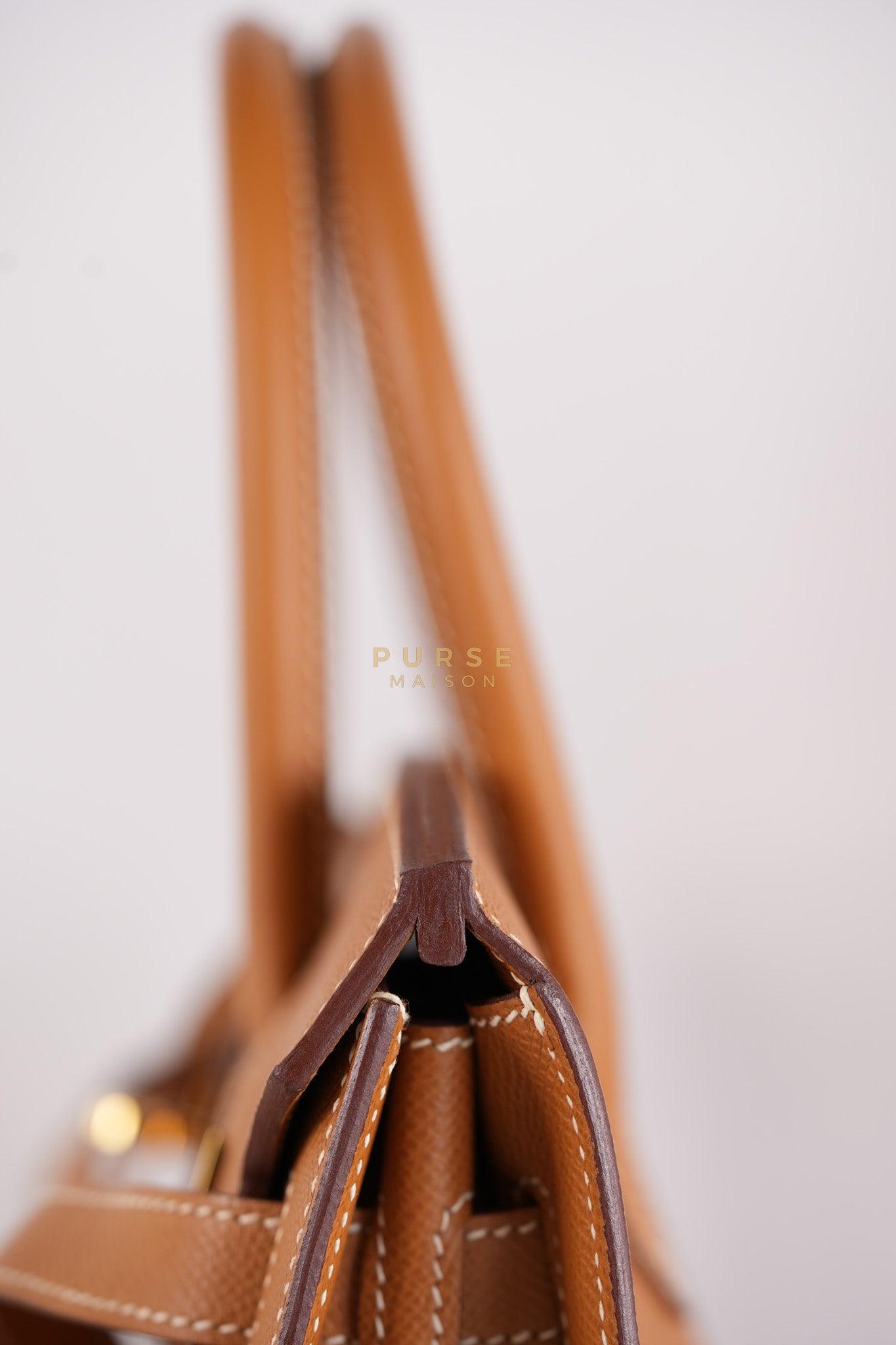 Birkin 30 Sellier Gold in Epsom Leather and Gold Hardware Stamp U (2022) | Purse Maison Luxury Bags Shop