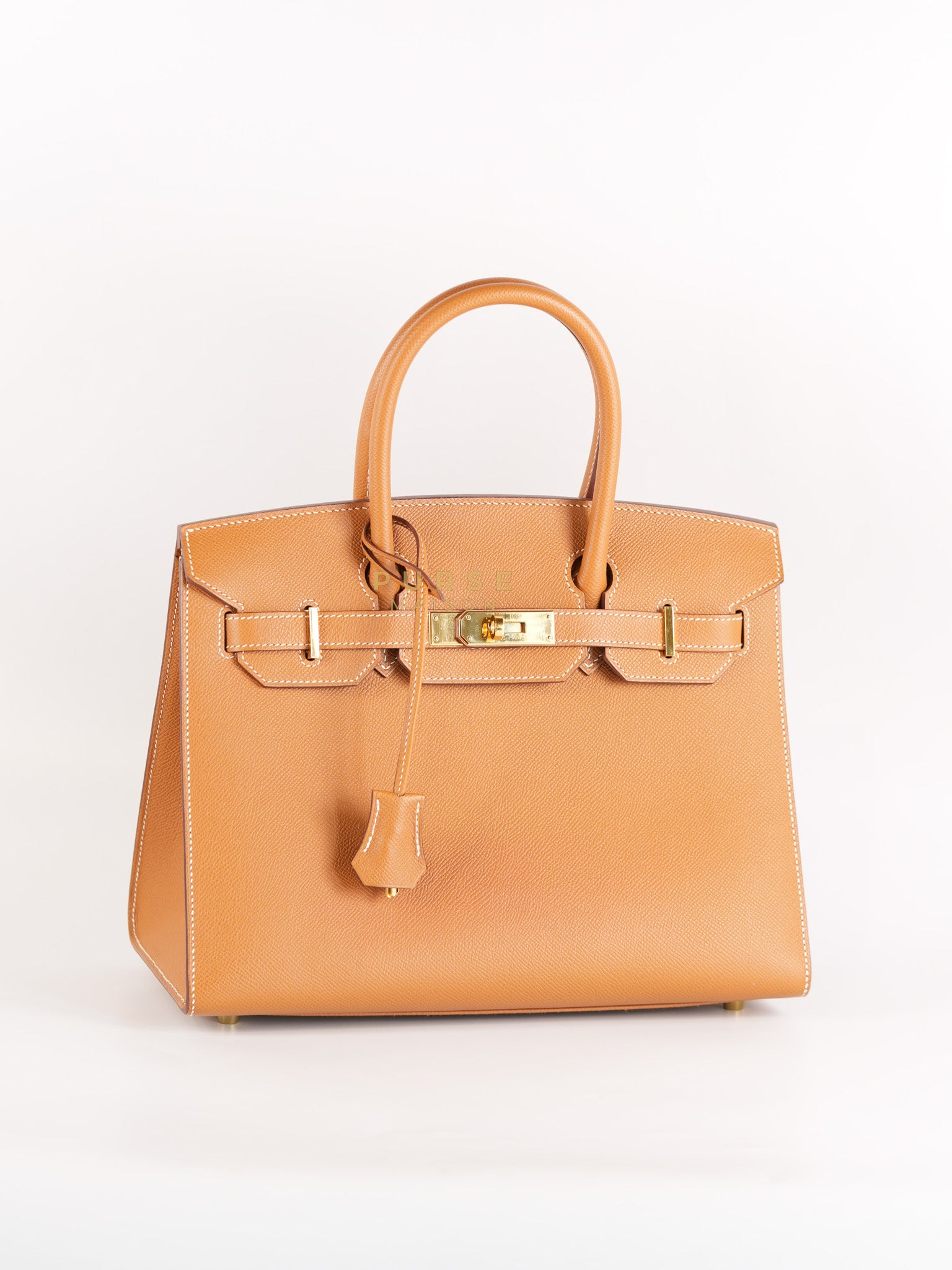 Birkin 30 Sellier Gold in Epsom Leather and Gold Hardware Stamp U (2022) | Purse Maison Luxury Bags Shop