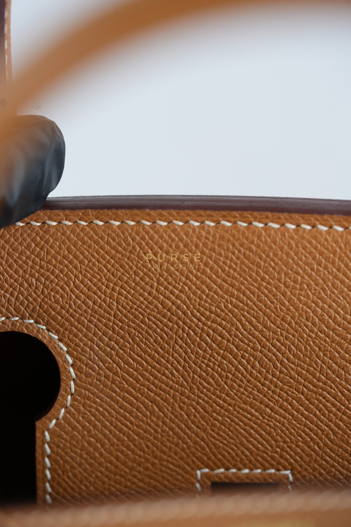 Birkin 30 Sellier Gold in Epsom Leather and Gold Hardware Stamp U (2022) | Purse Maison Luxury Bags Shop