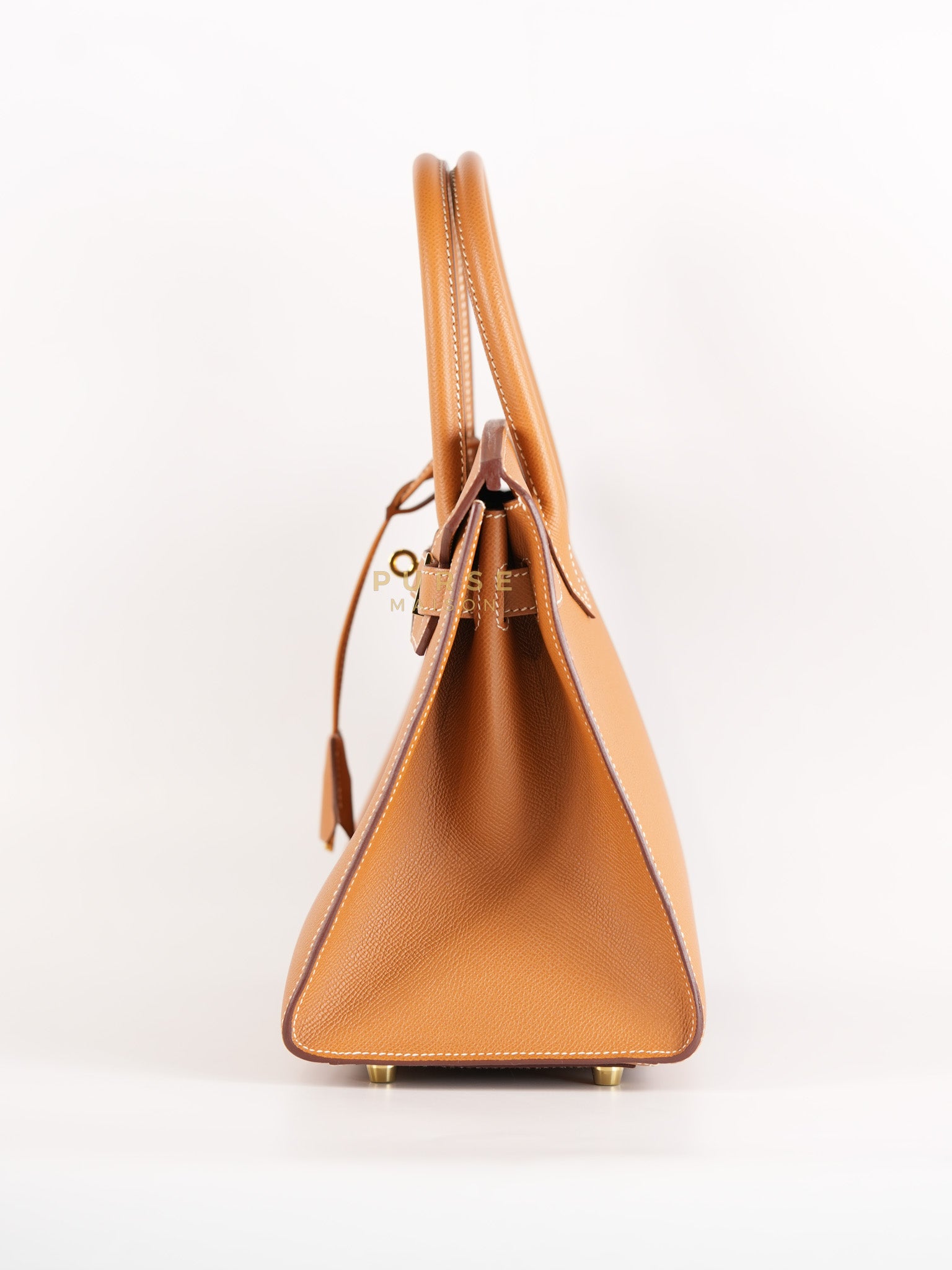 Birkin 30 Sellier Gold in Epsom Leather and Gold Hardware Stamp U (2022) | Purse Maison Luxury Bags Shop