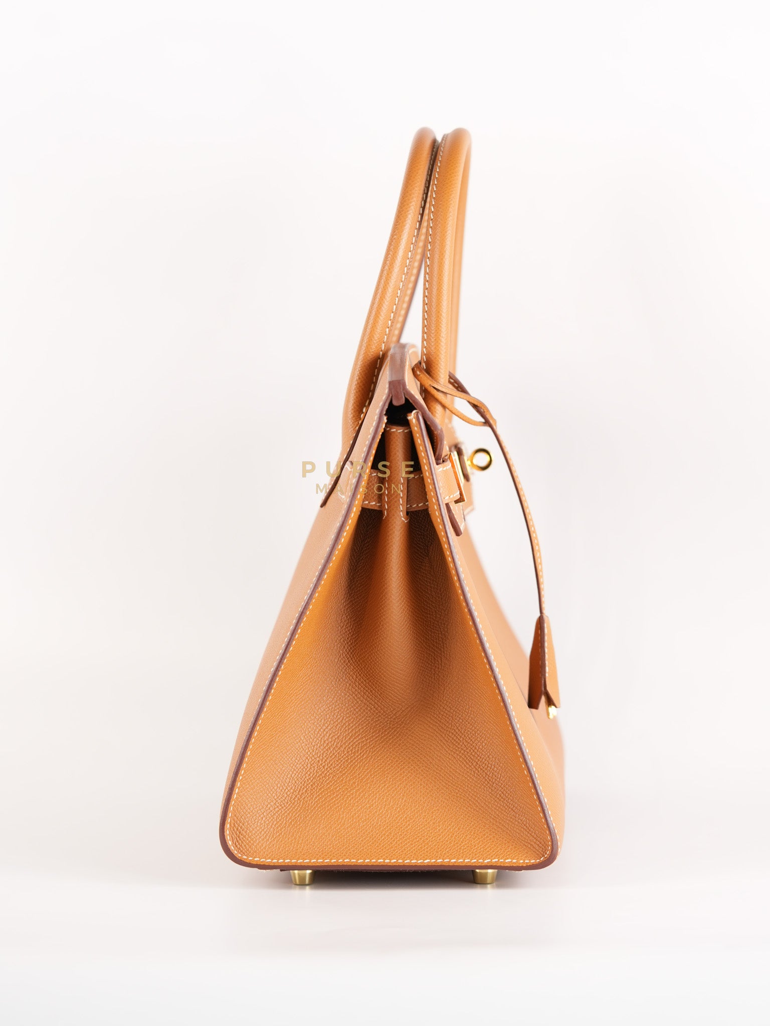 Birkin 30 Sellier Gold in Epsom Leather and Gold Hardware Stamp U (2022) | Purse Maison Luxury Bags Shop