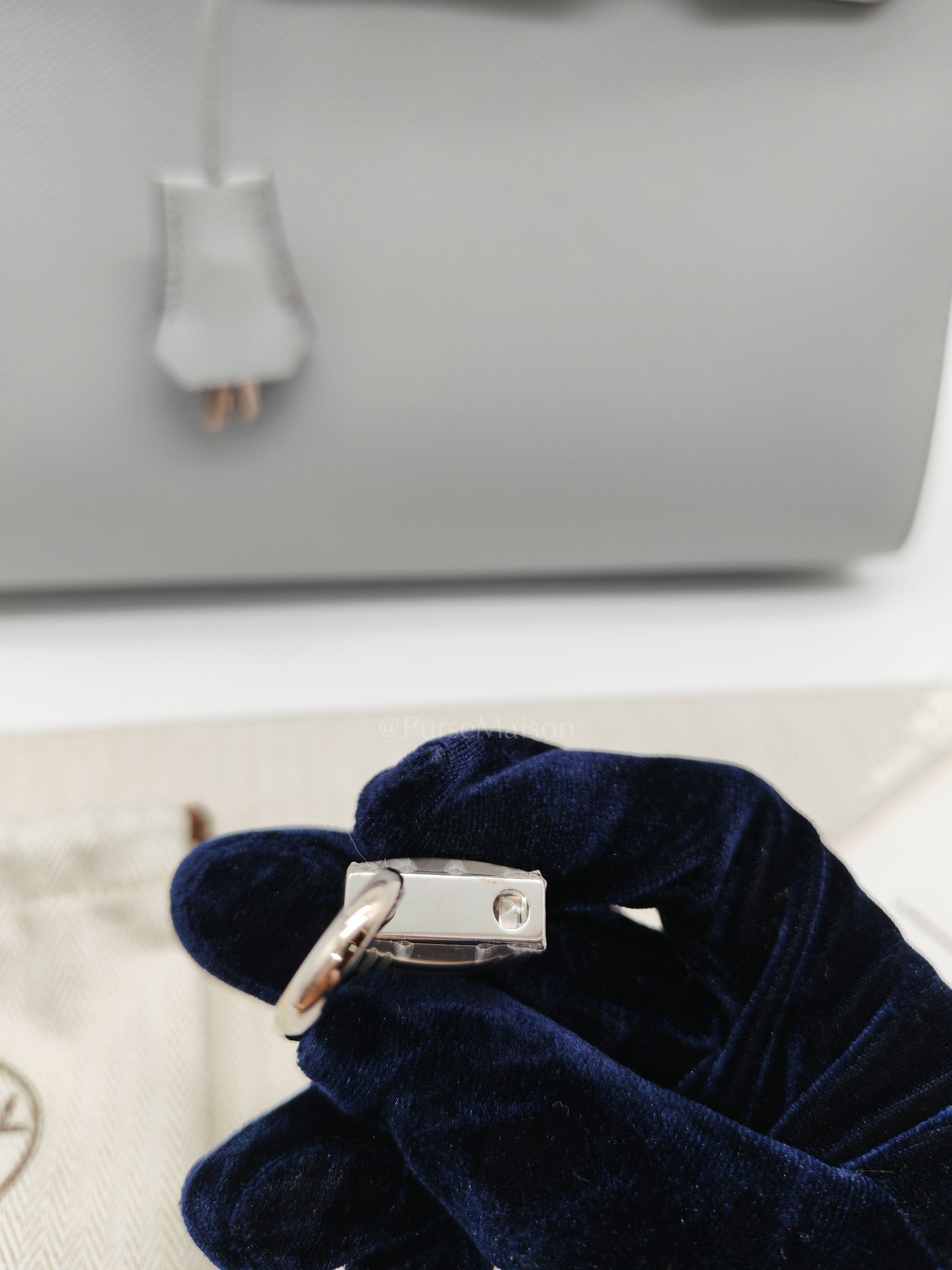 Birkin 30 Sellier in Blue Glacier Epsom Leather and Palladium Hardware Stamp W (2024) | Purse Maison Luxury Bags Shop