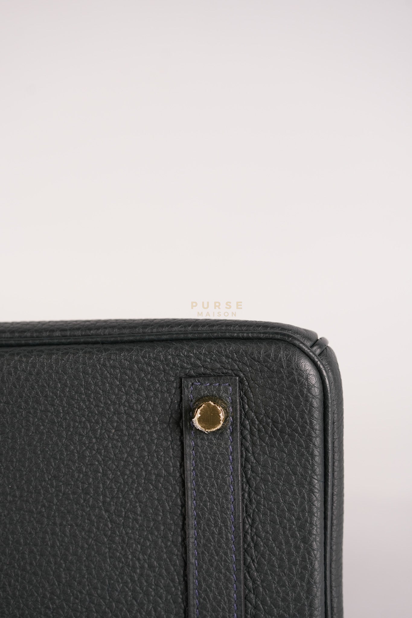 Birkin 30 Vert Rousseau in Togo Leather and Gold Hardware Stamp D (2019) | Purse Maison Luxury Bags Shop