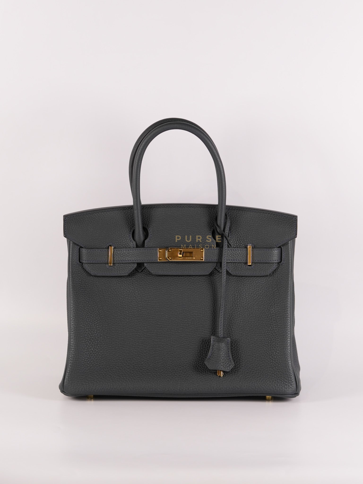 Birkin 30 Vert Rousseau in Togo Leather and Gold Hardware Stamp D (2019) | Purse Maison Luxury Bags Shop
