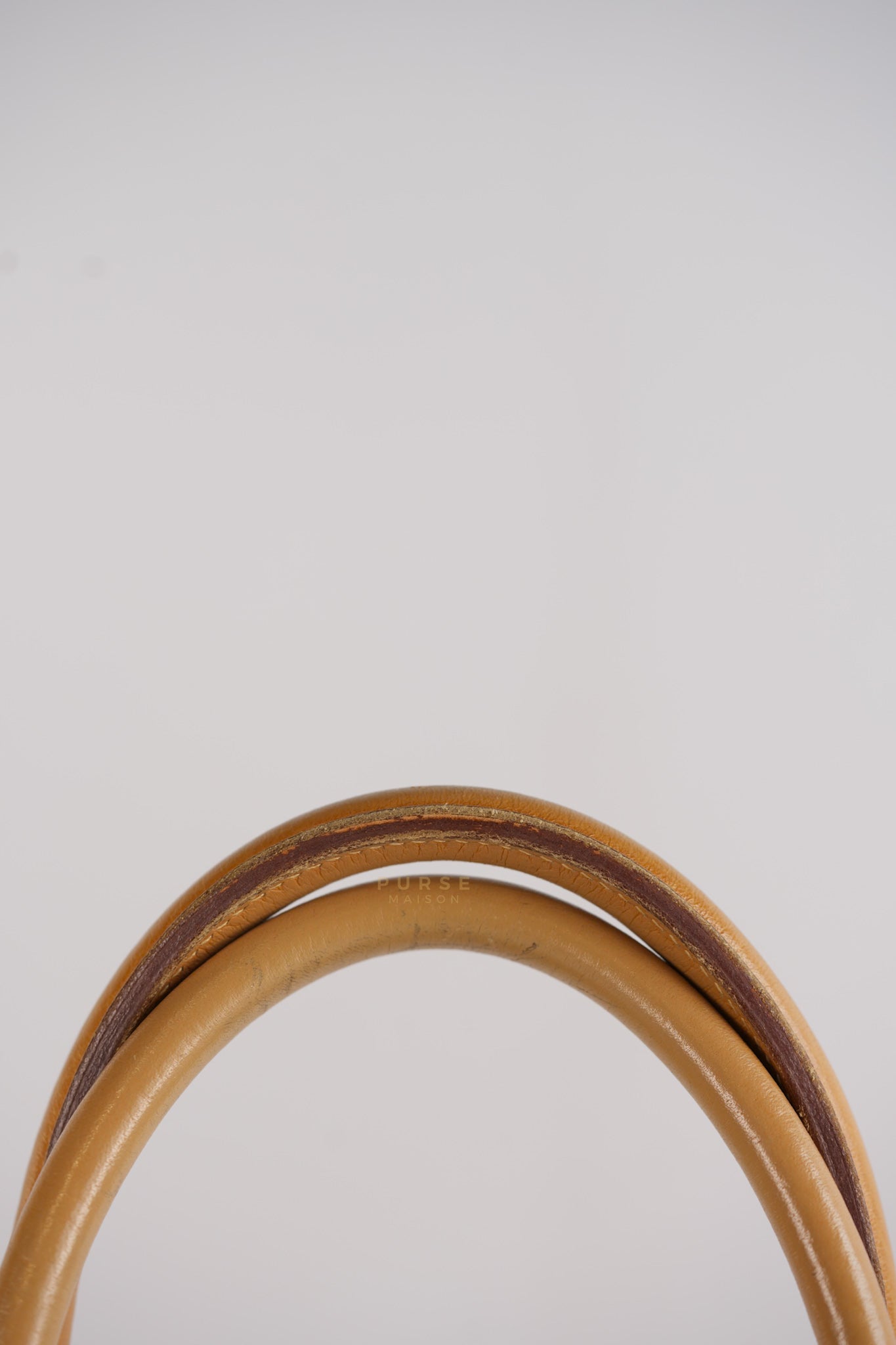 Birkin 35 Natural Sable Ardennes Epsom Leather On Gold Hardware Stamp Square A (1997) | Purse Maison Luxury Bags Shop