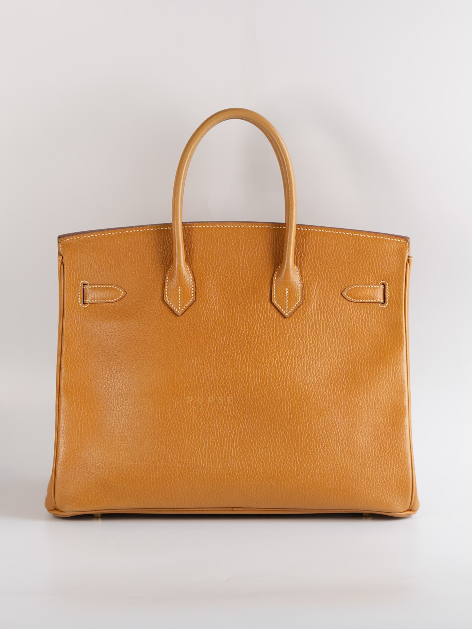 Birkin 35 Natural Sable Ardennes Epsom Leather On Gold Hardware Stamp Square A (1997) | Purse Maison Luxury Bags Shop