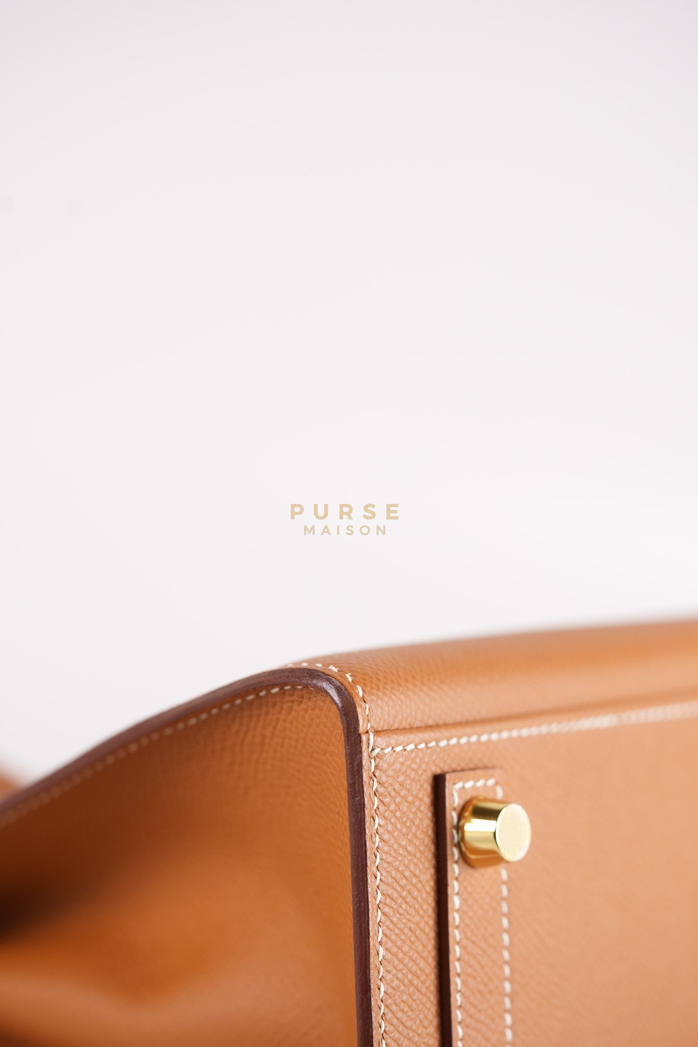 Birkin 25 Sellier in Gold Epsom Leather & Gold Hardware Stamp U(2022) | Purse Maison Luxury Bags Shop