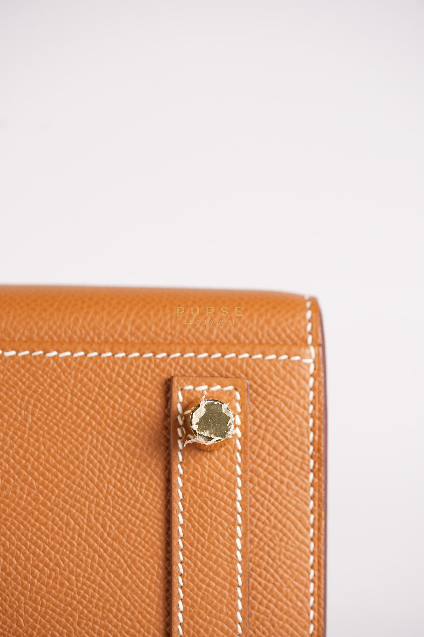 Birkin 25 Sellier in Gold Epsom Leather & Gold Hardware Stamp U(2022) | Purse Maison Luxury Bags Shop